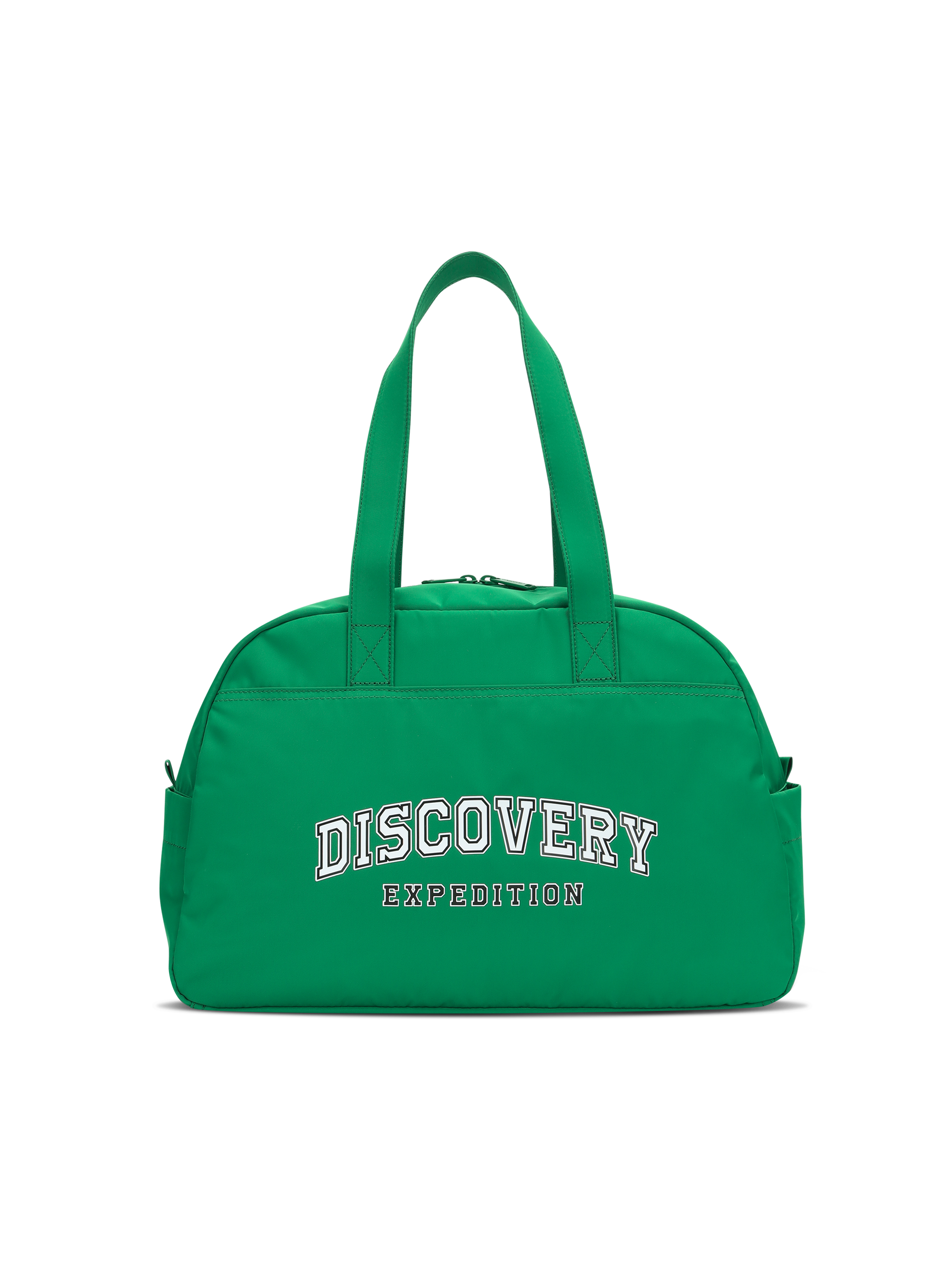 Varsity Logo Printed Boston Bag