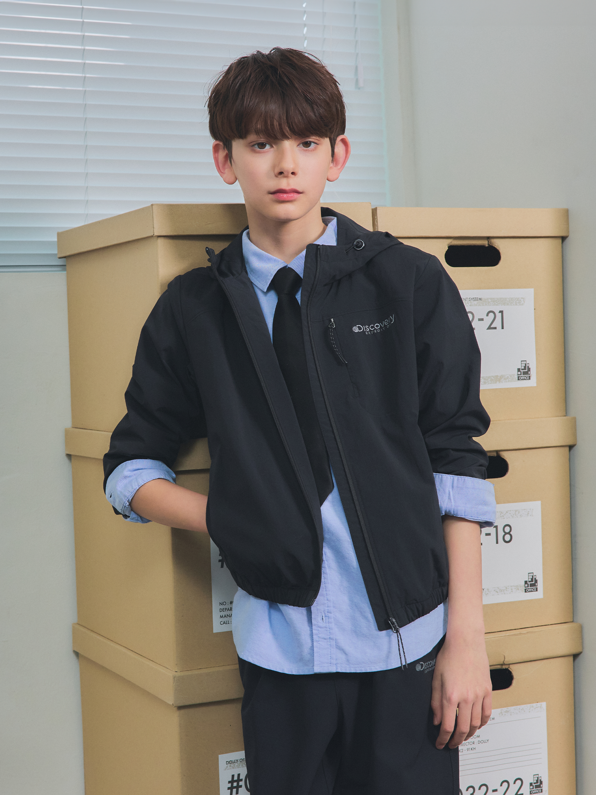 Kids Freshvent Wobens Training Chest Hood Jacket