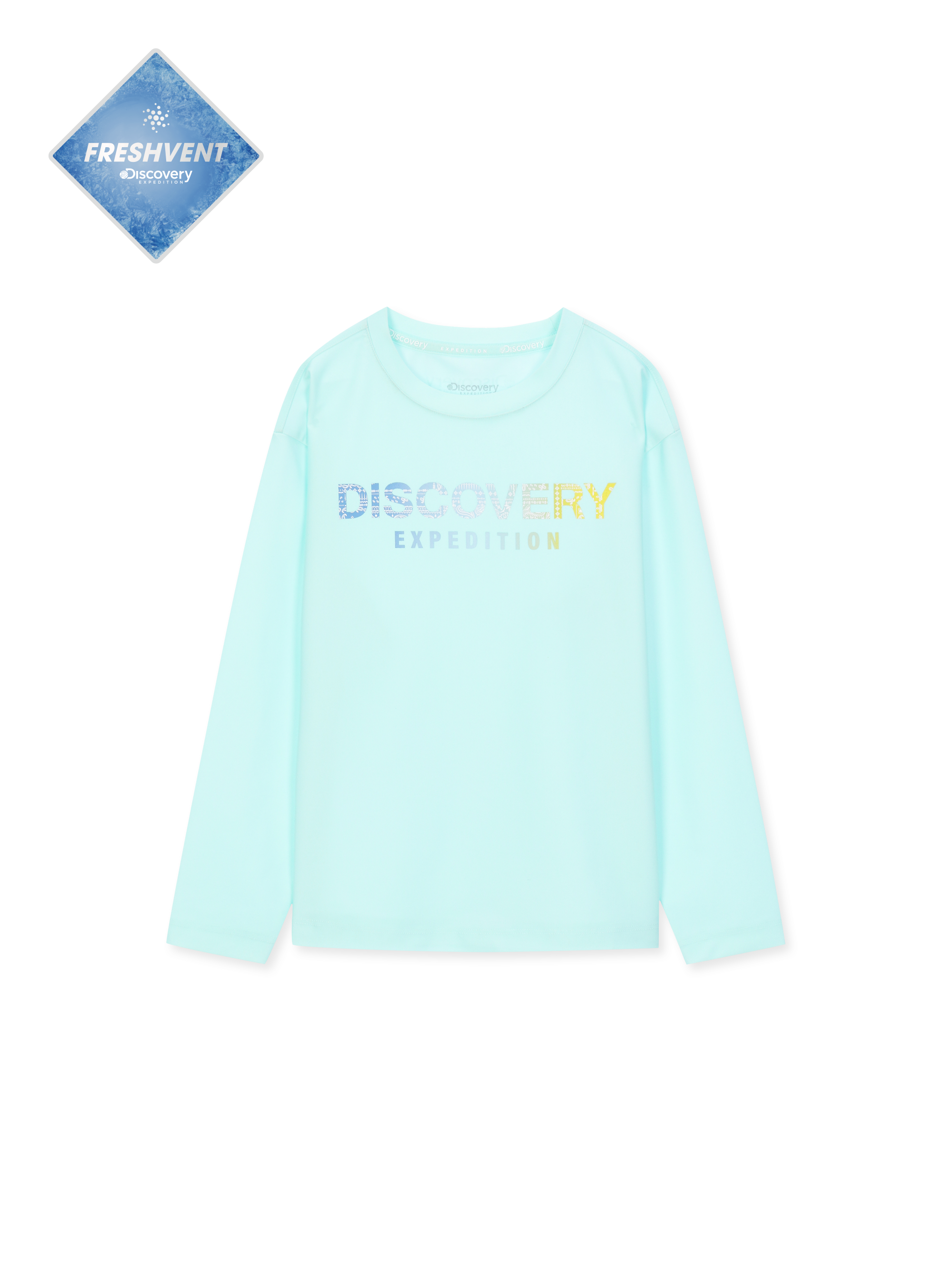 Kids Freshvent Big Logo Water Long Palp T-shirt