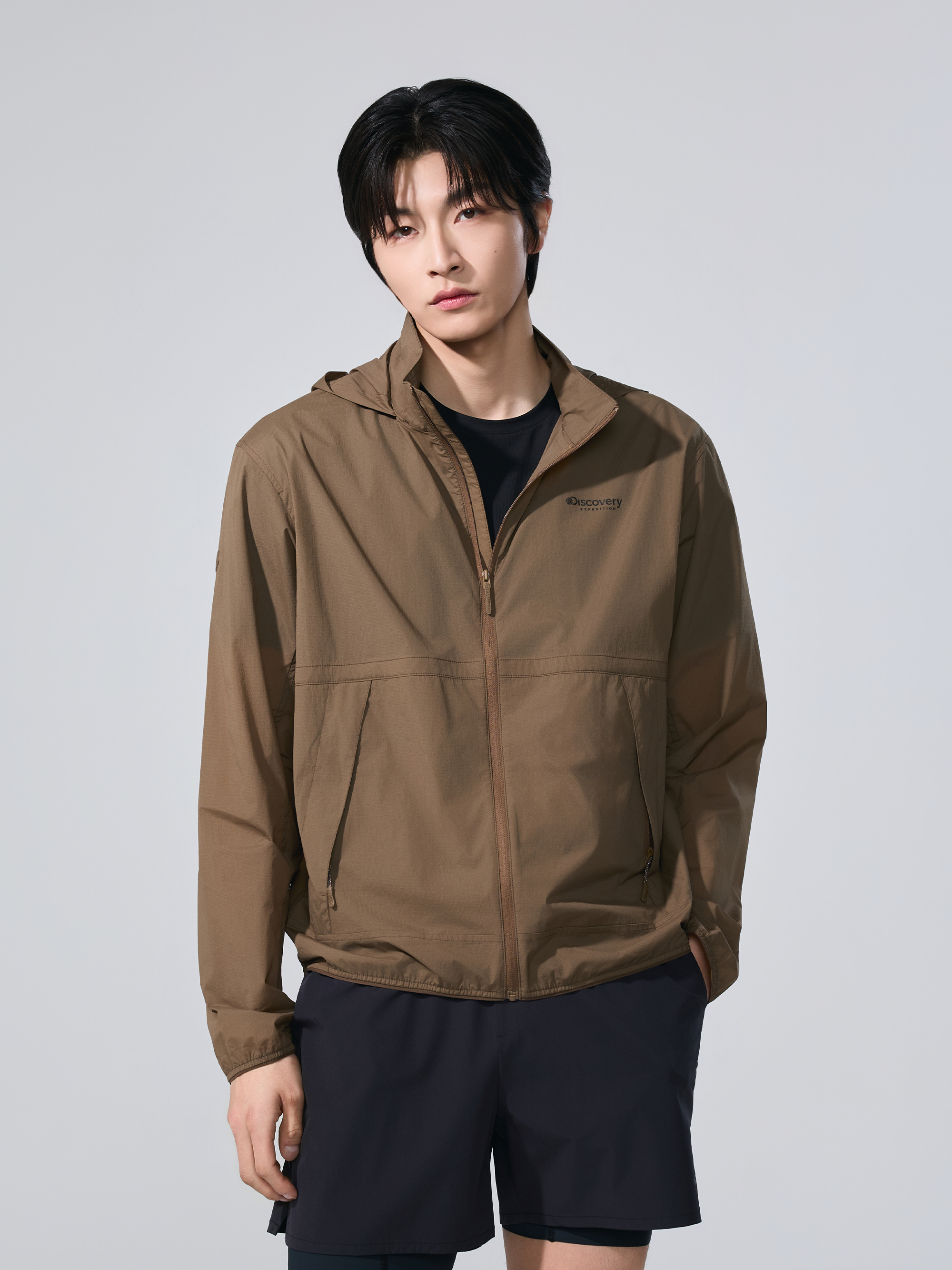 M's Freshvent Crinkled High Neck Windjacket