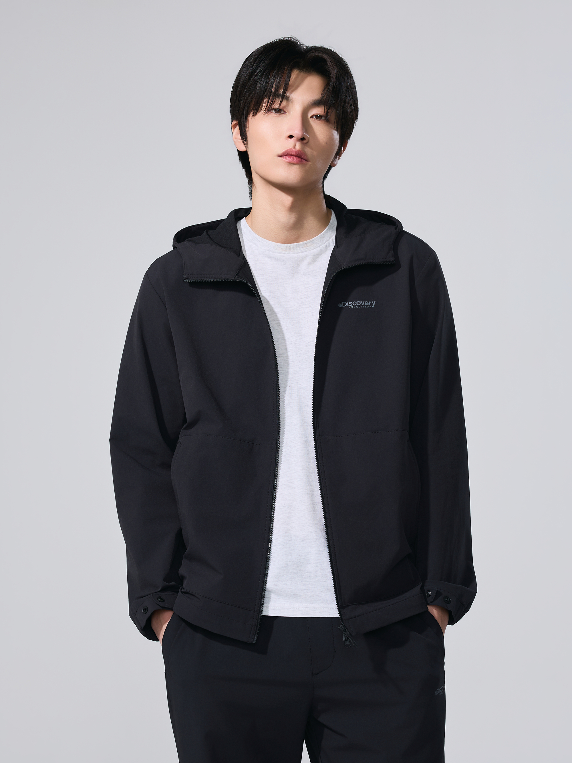 M's Freshvent Woven Training Hooded ZIP-UP