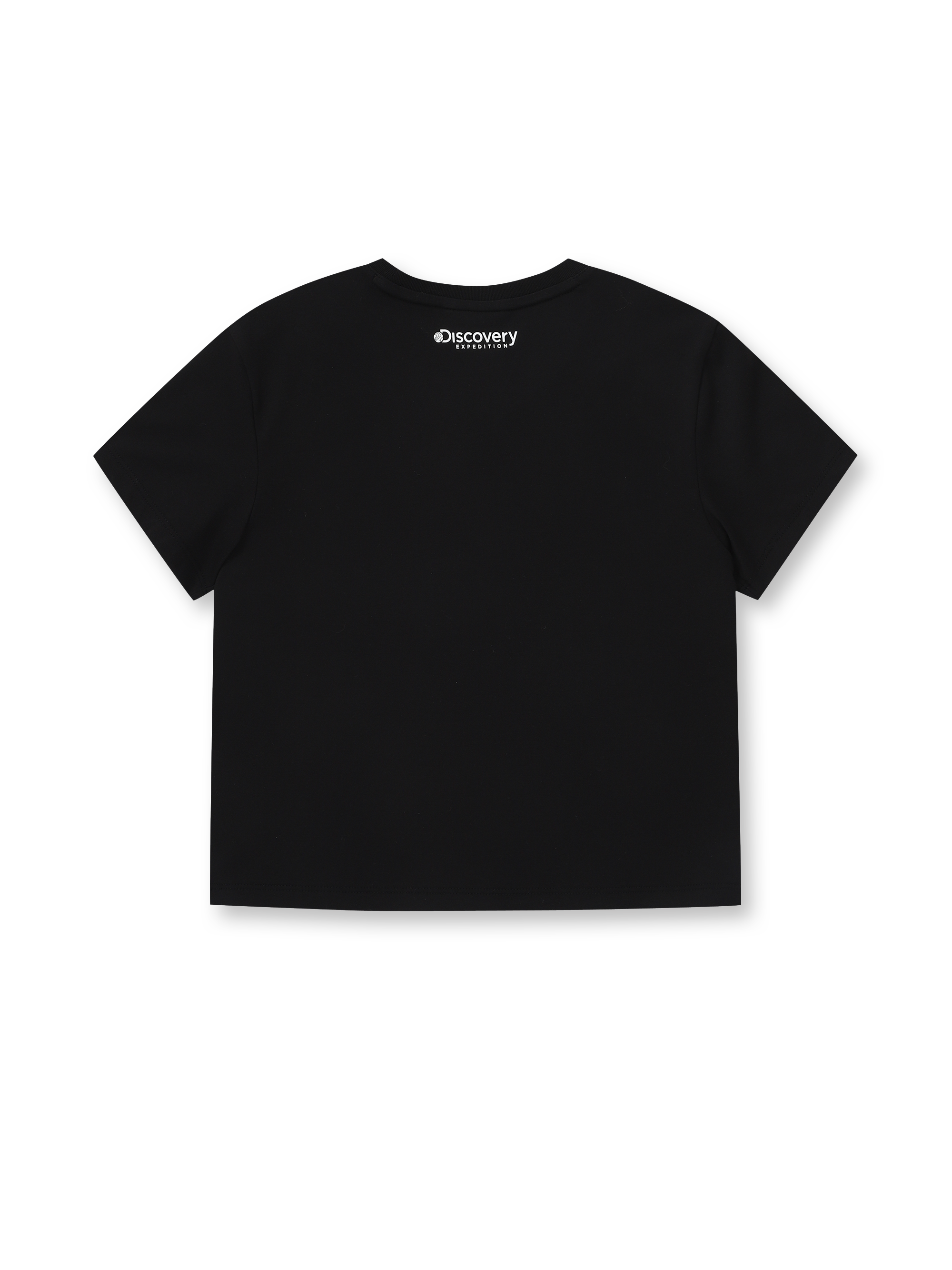 Women's Slim Fit Cropped Shorts Sleeve T-shirt
