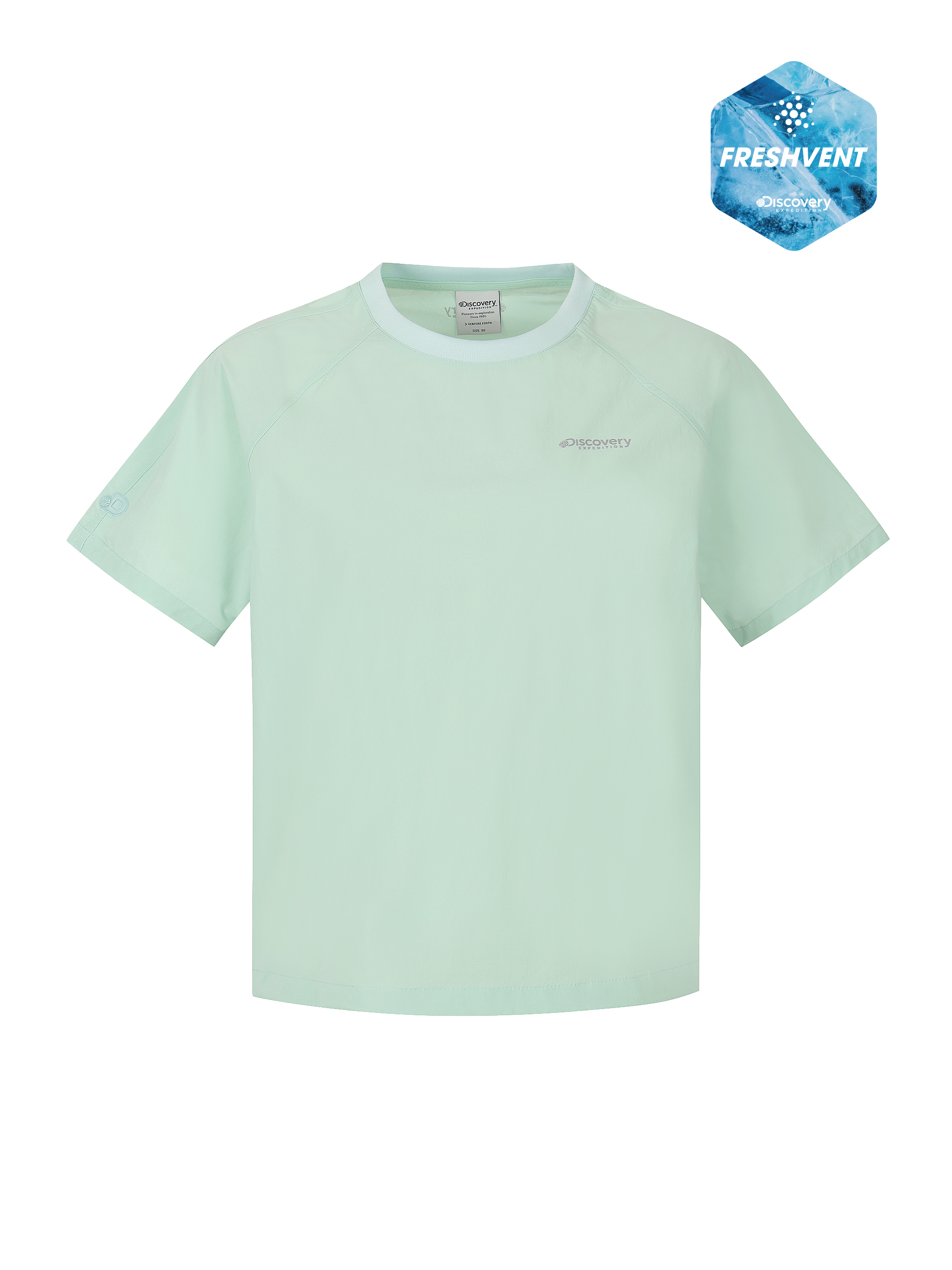W's Freshvent Raglan Woven Short Sleeve T-shirt