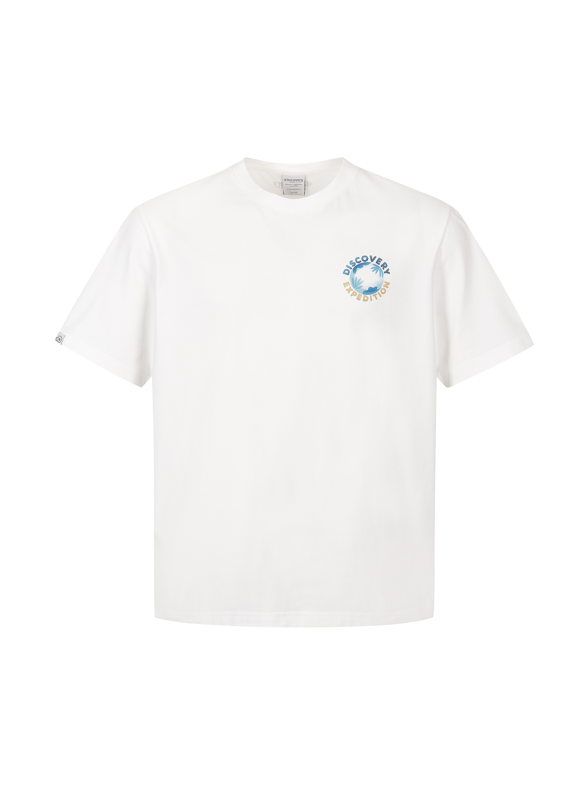 Uni Small Leaf Graphic Short-Sleeve T-shirt