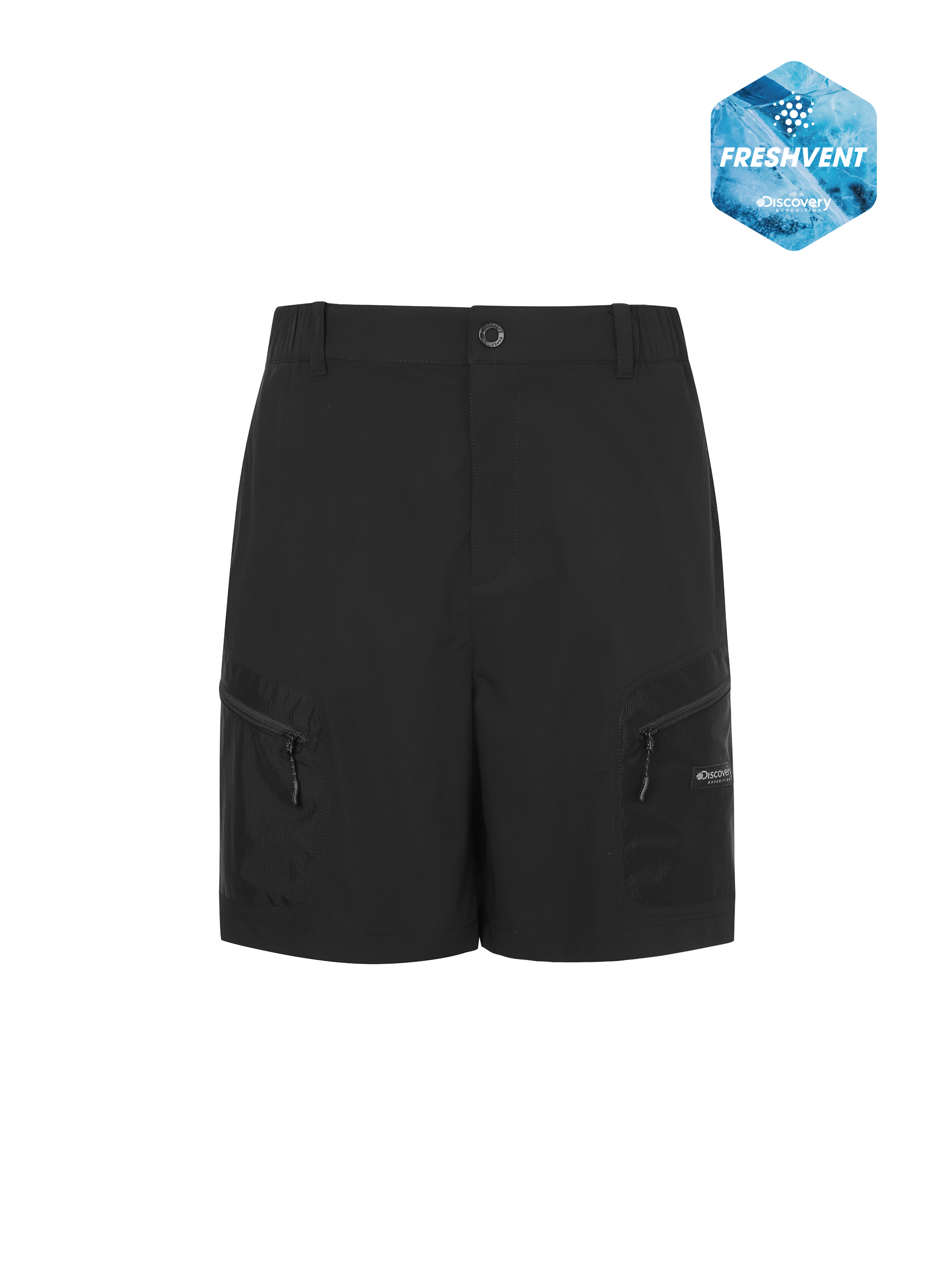 Freshvent Men's Semi-loose Fabric Mix Cargo Shorts