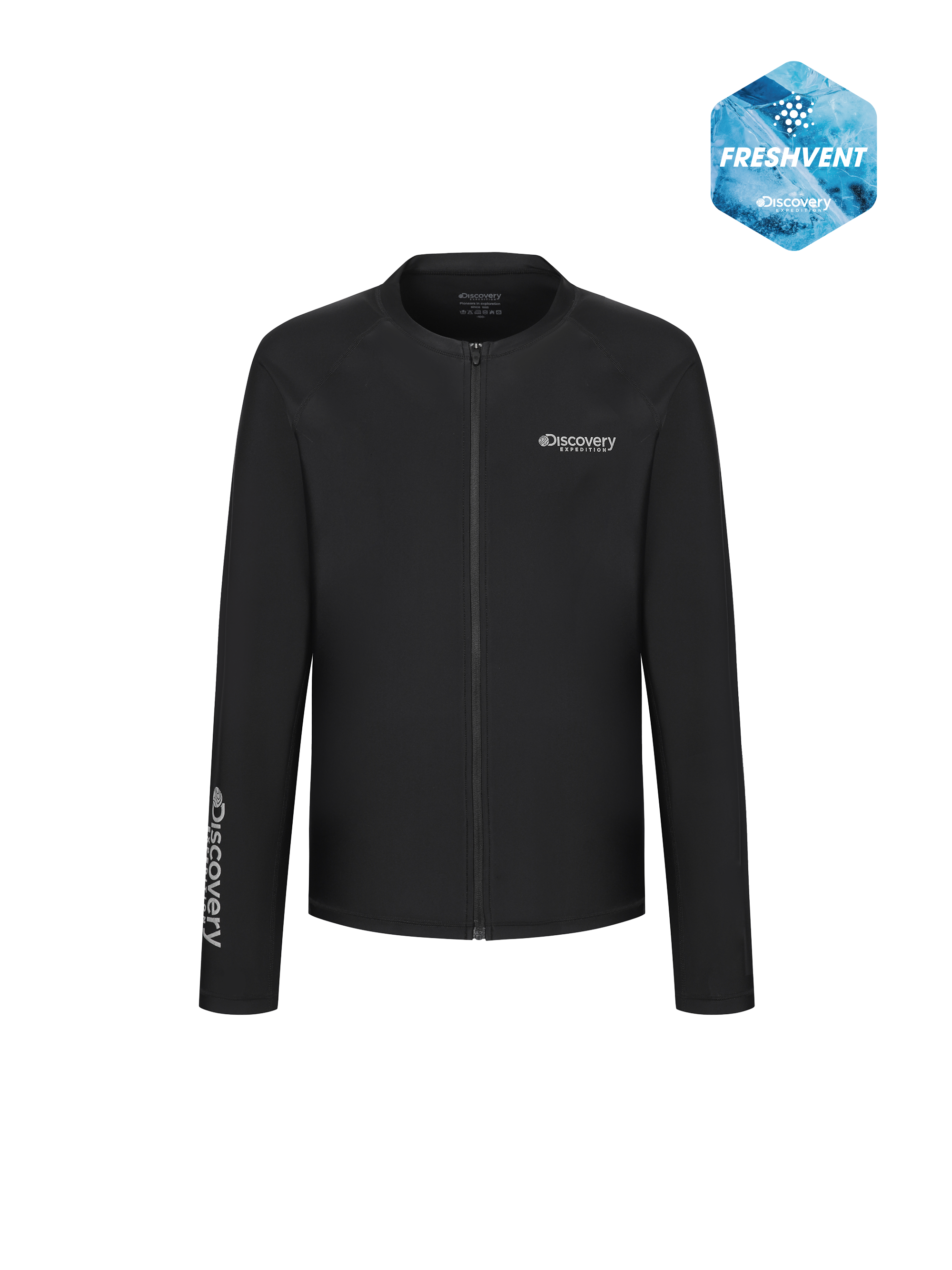 Freshvent Men's Essential Zip-up Rashguard