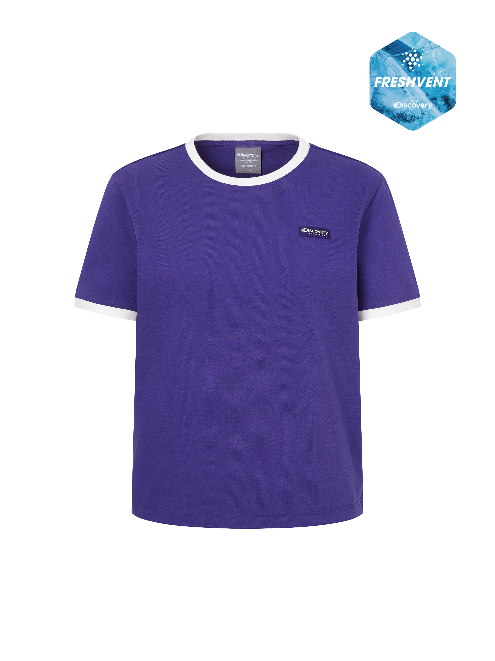 Women's Freshvent Ringer Short Sleeve T-shirt