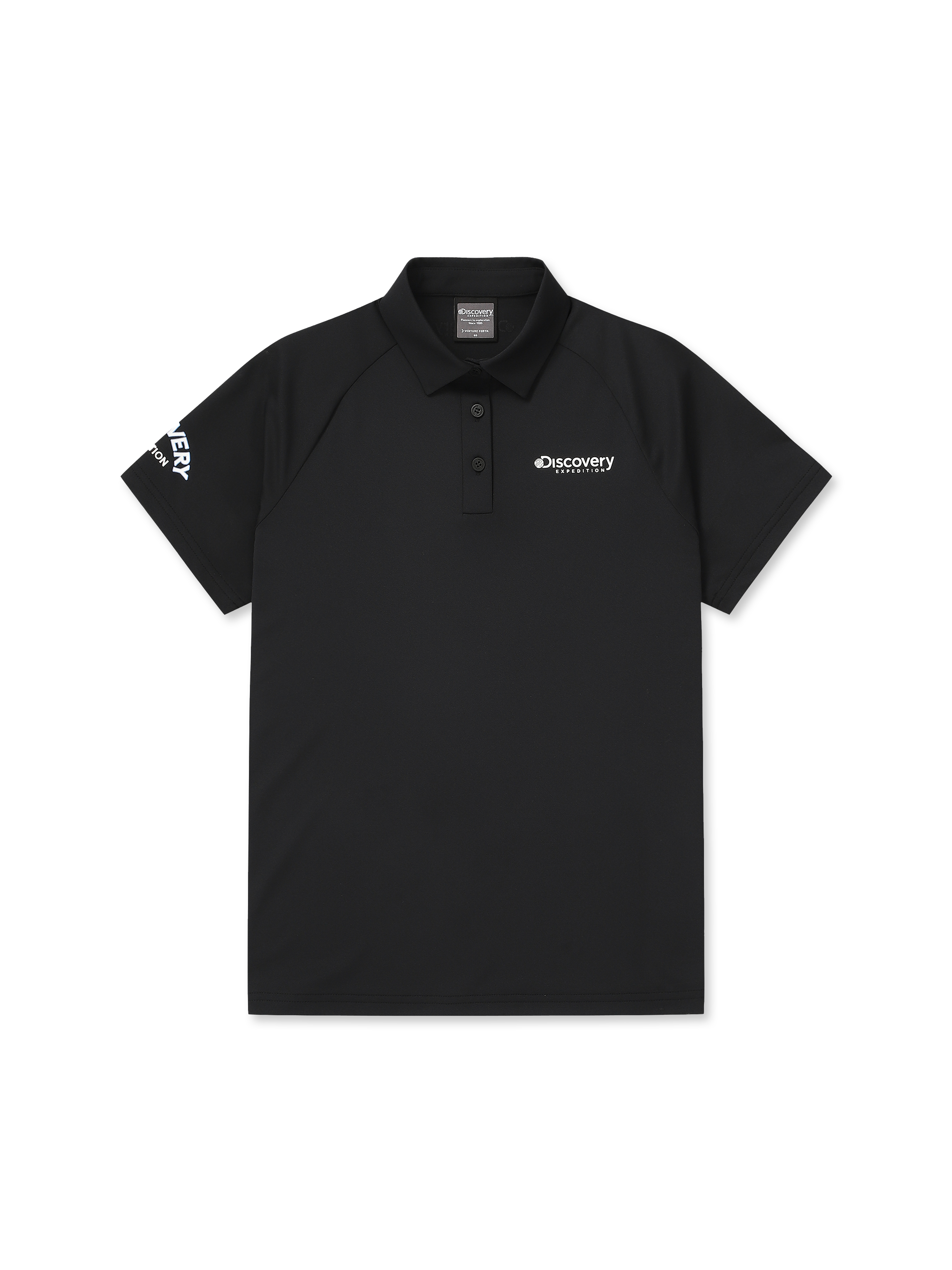 Raglan  Sleeve Point Collar T-shirt