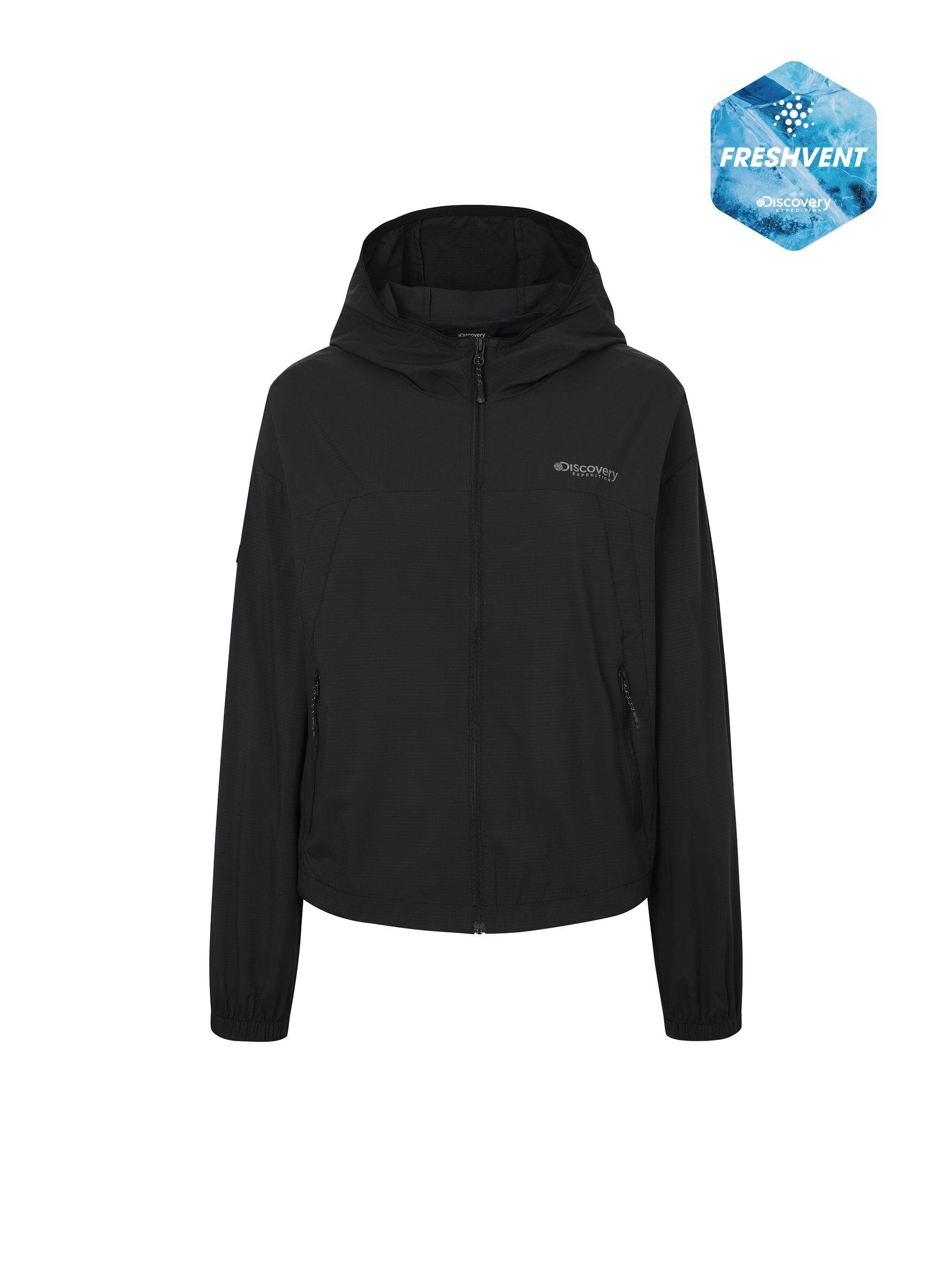 Freshvent Women's Hybrid Crop Windbreaker