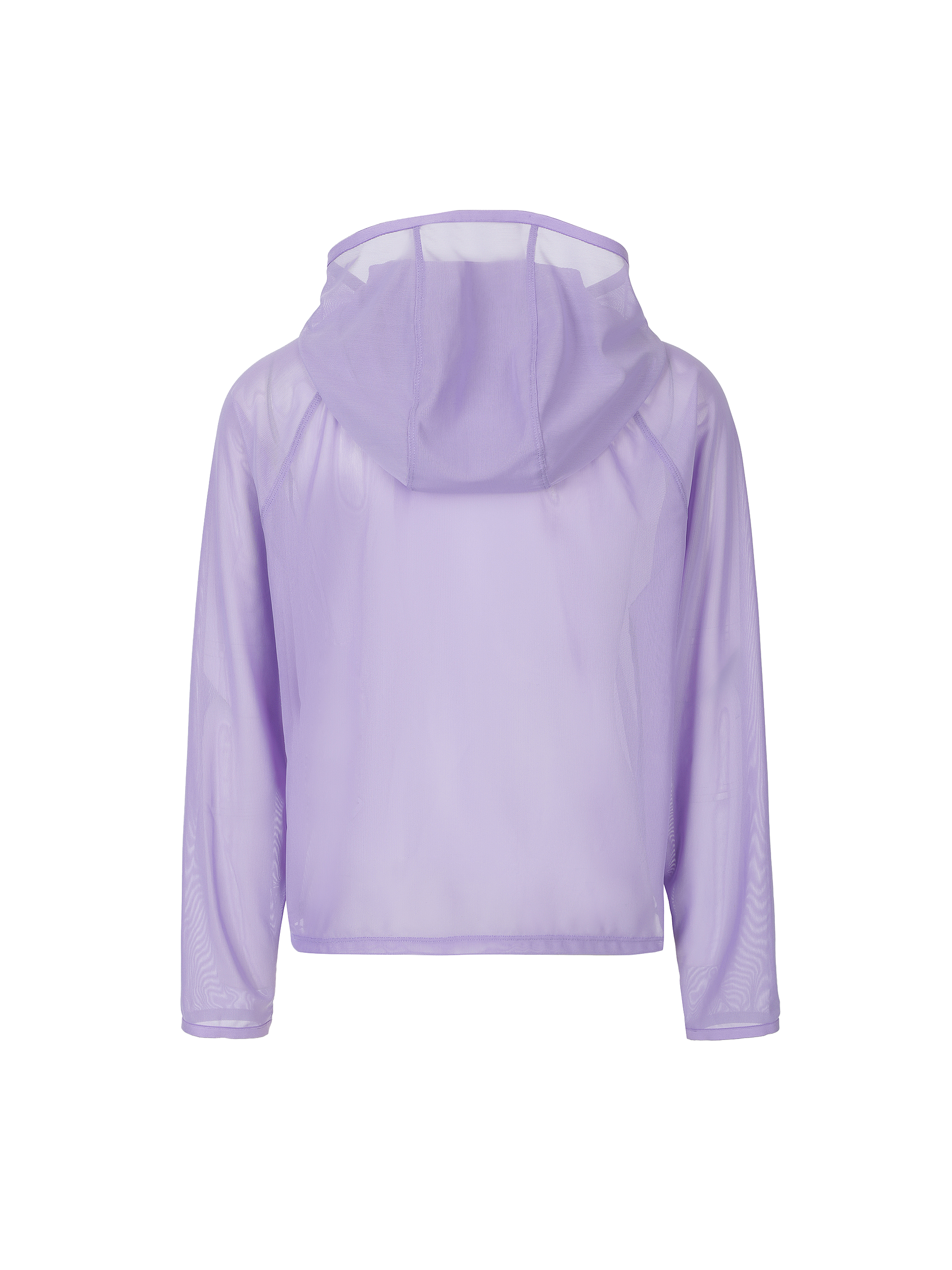 W's Loose-Fit Hooded Full Zip-up Mesh Cover-up