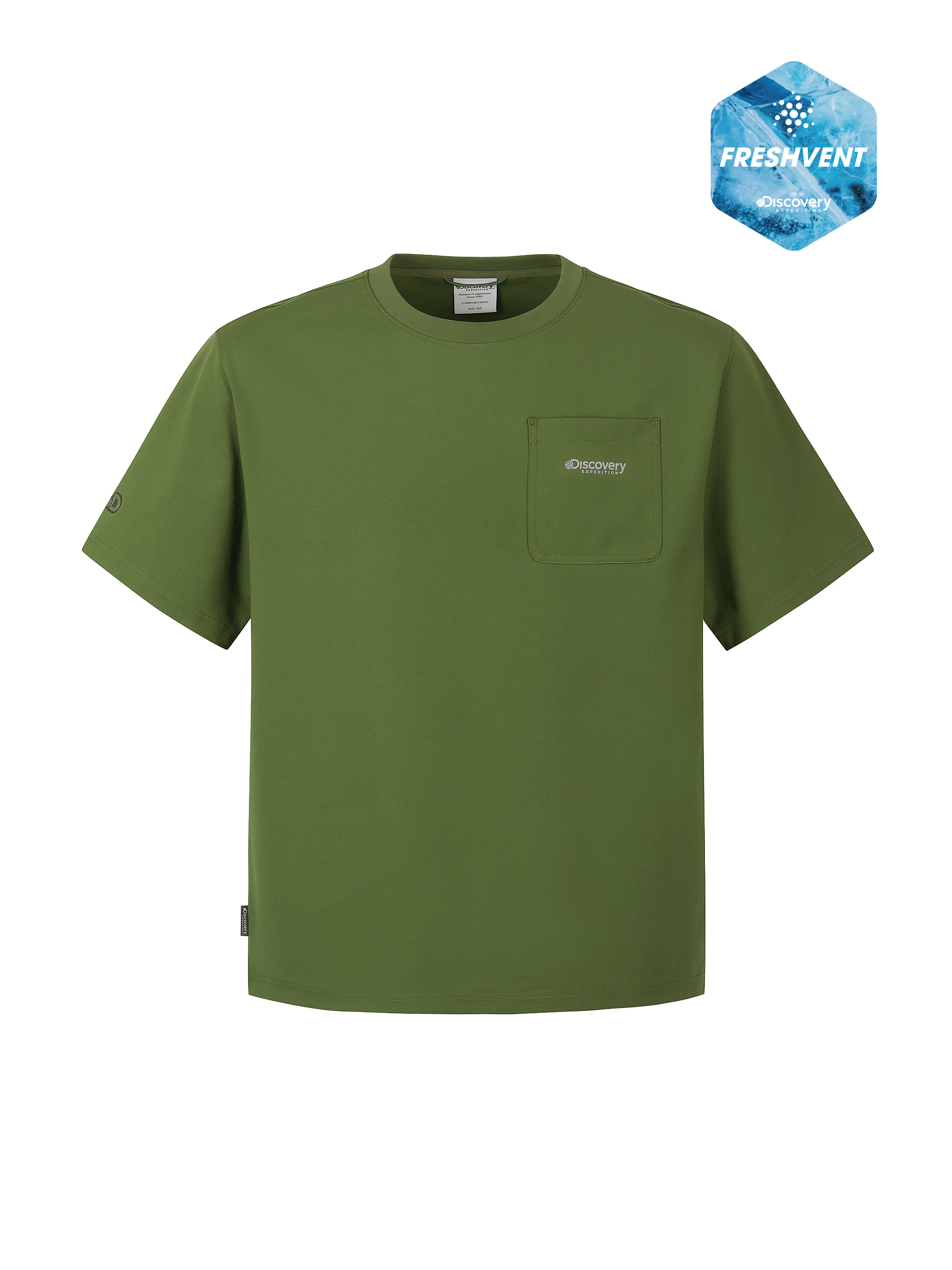 M's Freshvent Knit Training Pocket Short Sleeve T-shirt