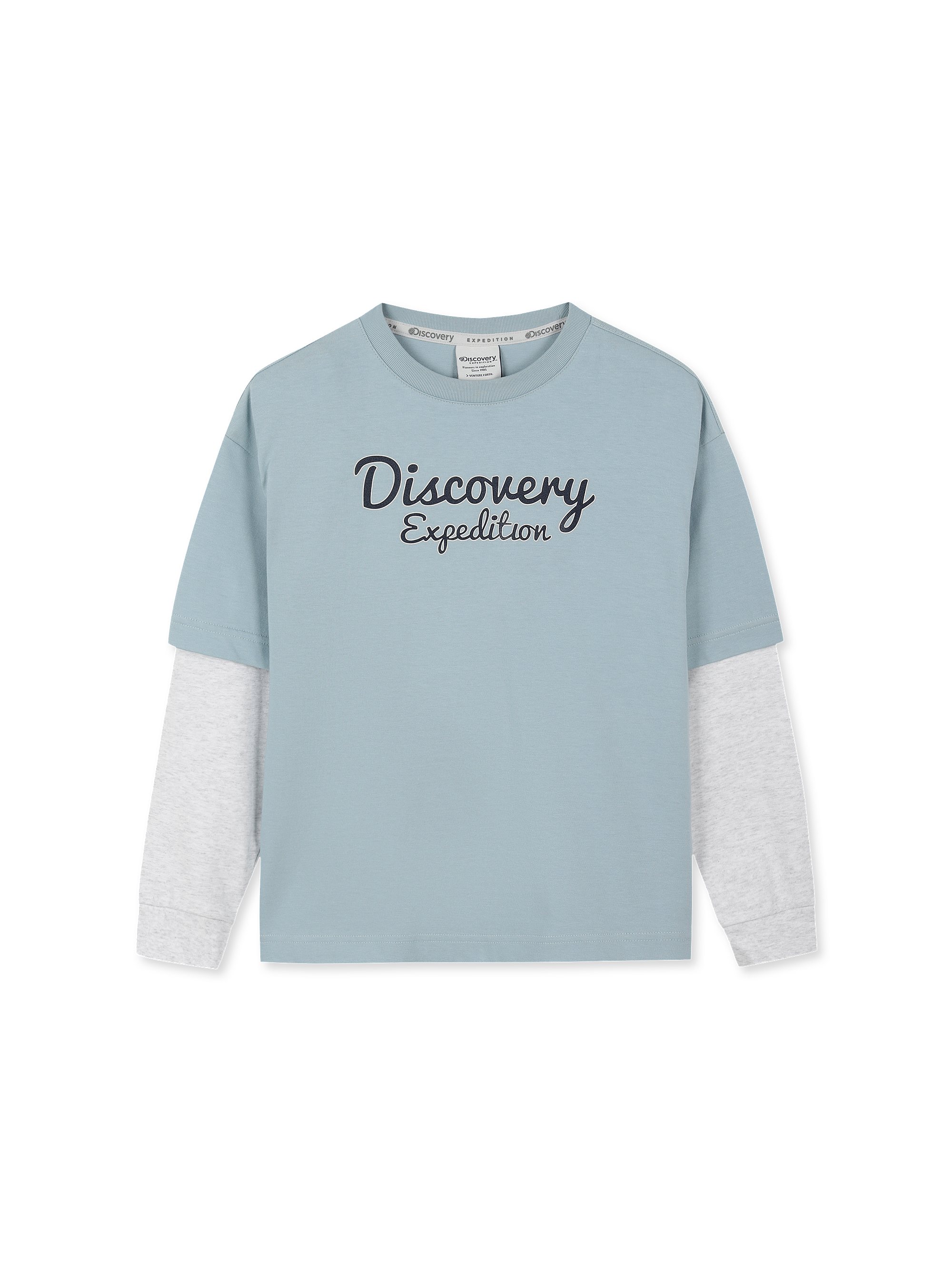 Kids Graphic Layered Oversized Long-Sleeve T-Shirt