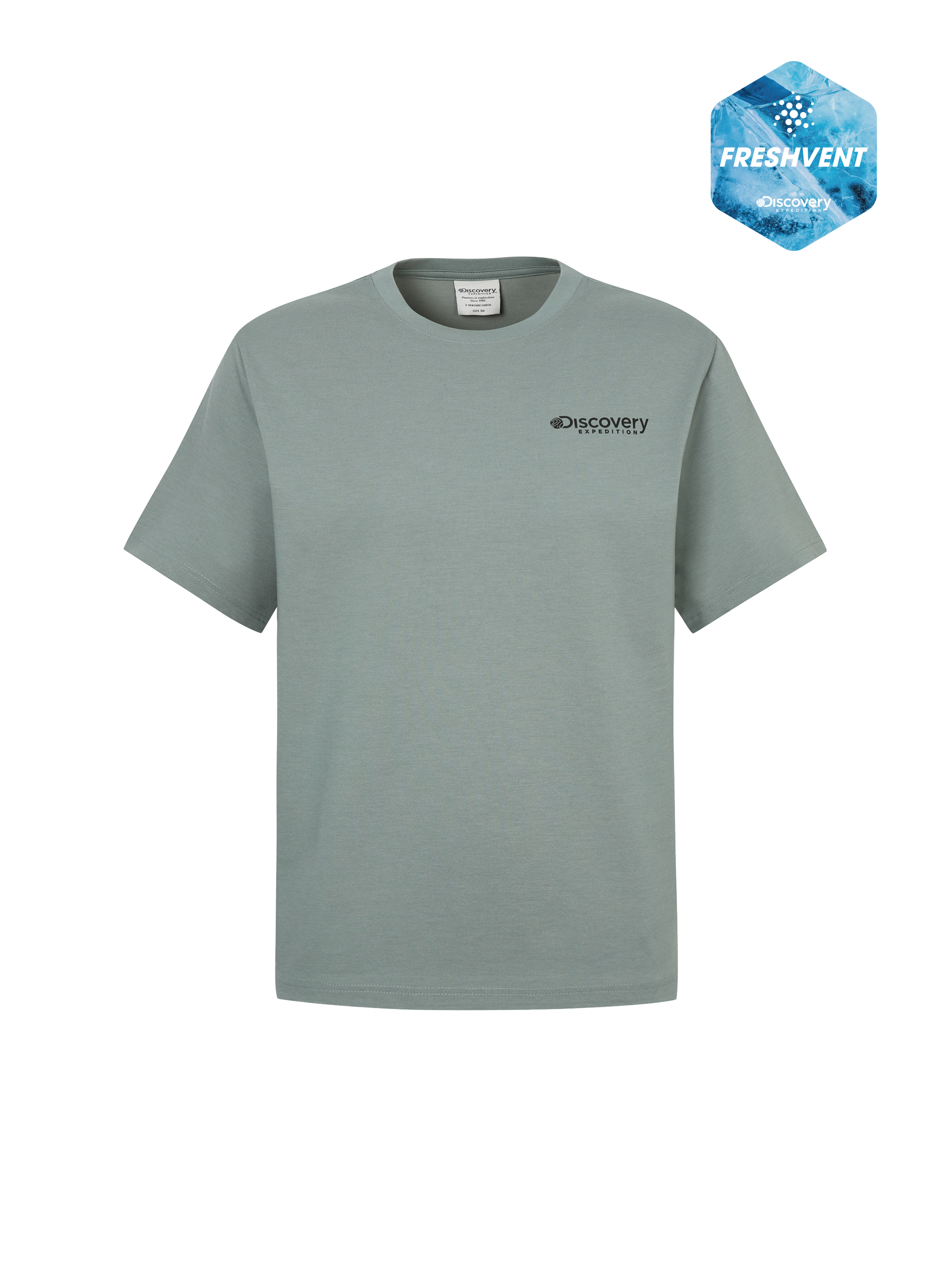 Freshvent Washed Box Logo Short Sleeve T-shirt