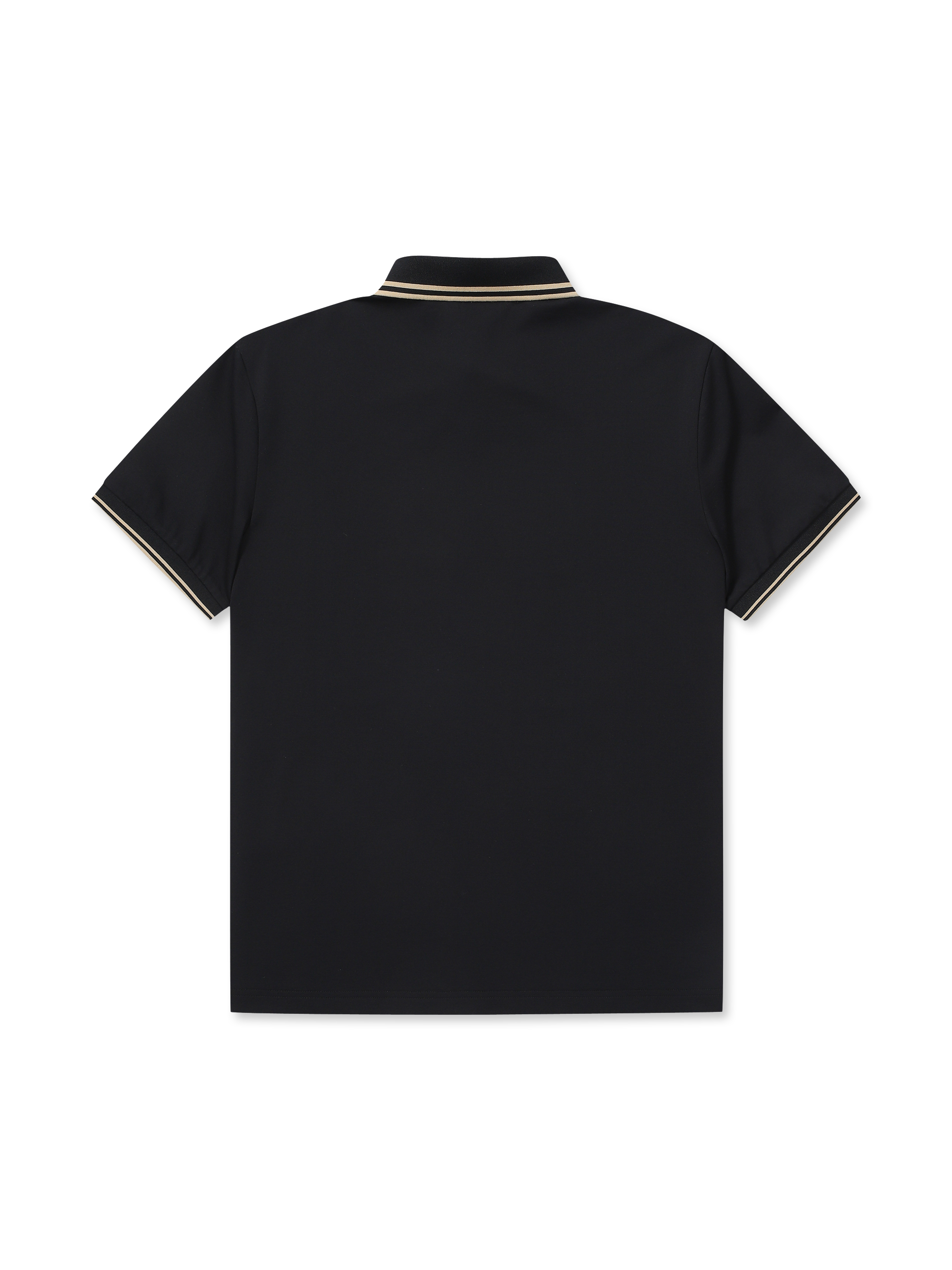 Color Tipping Collar T-shirt