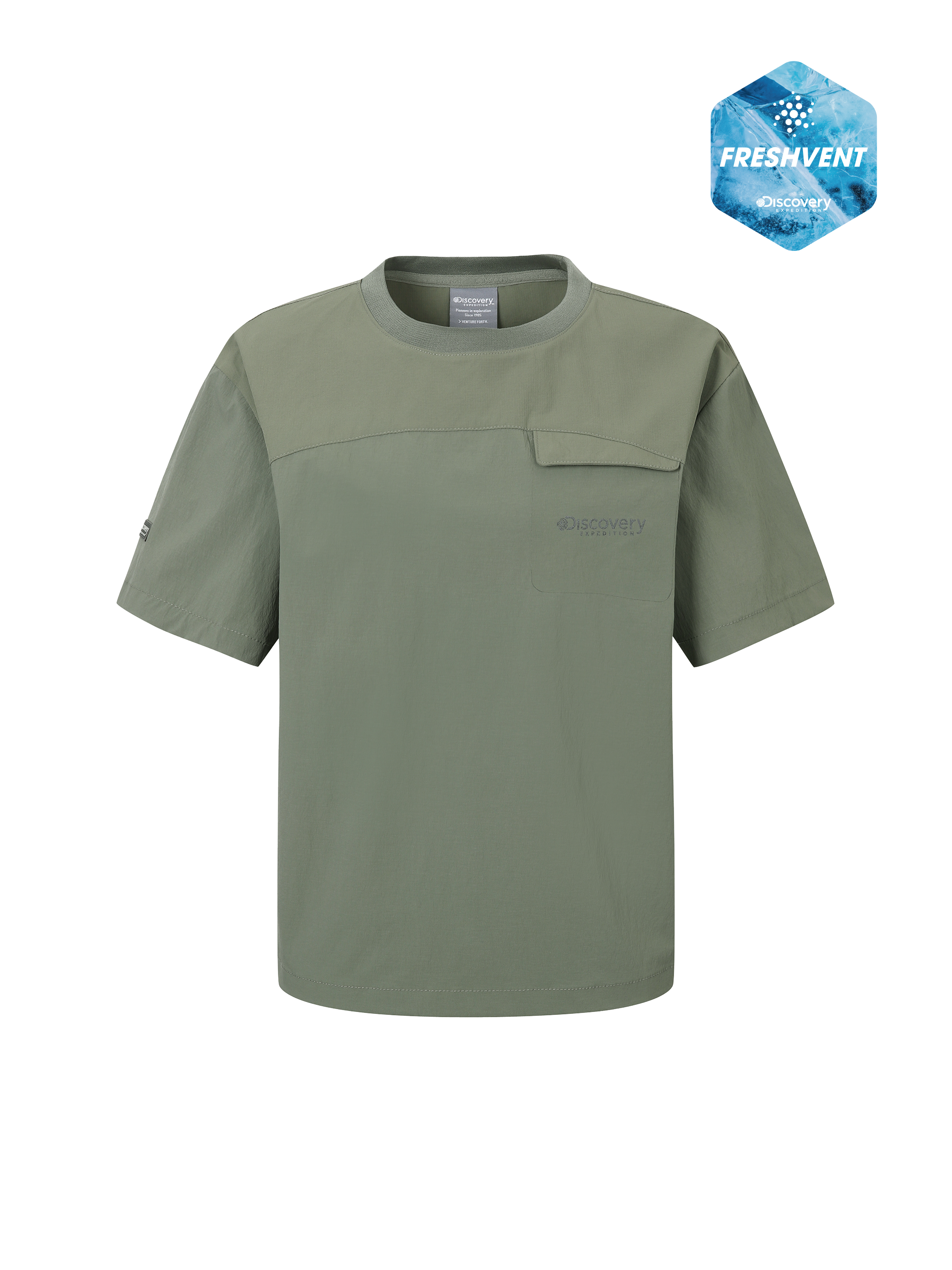 Women's Freshvent Woven Gorpcore Short Sleeve T-shirt