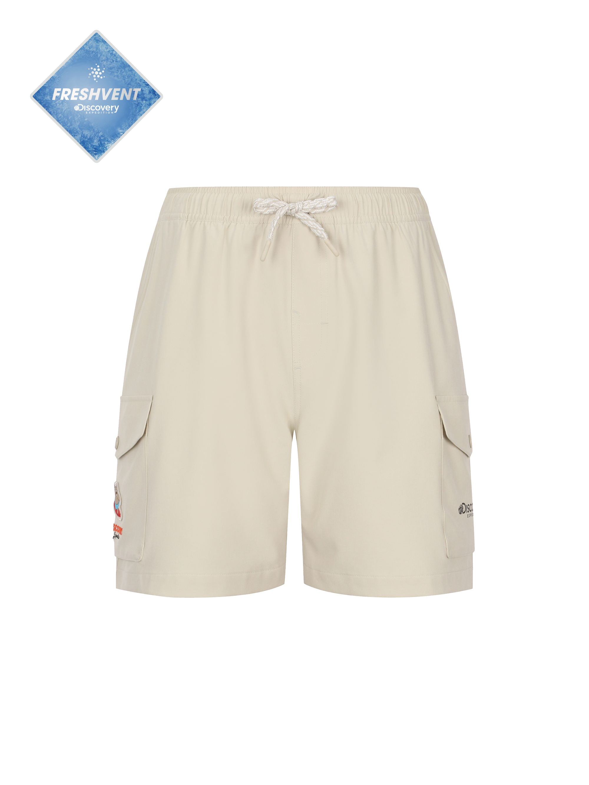 Freshvent Men's Mane Crew Cargo Board Shorts