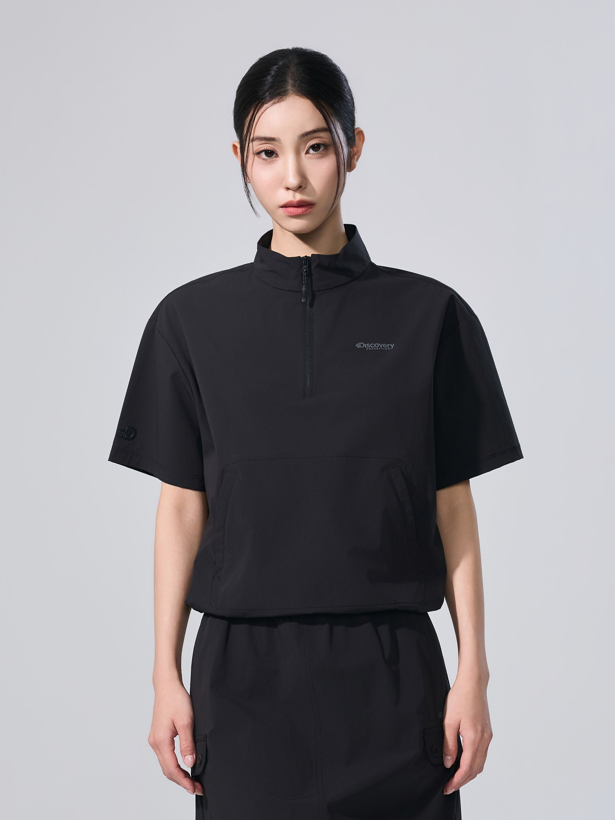 W's Freshvent Lightweight Woven Training Short Sleeve High Neck Anorak