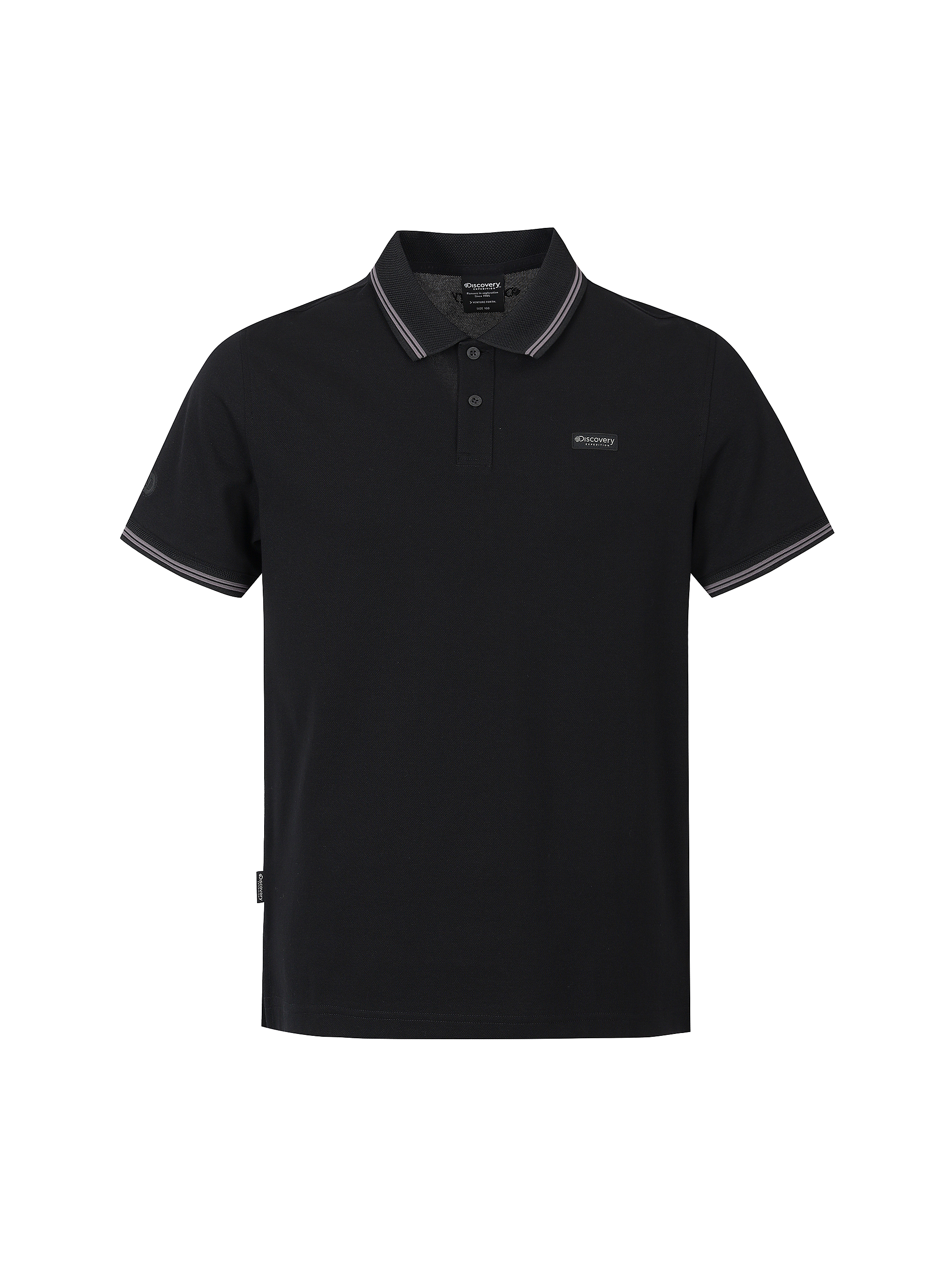 M's Color-Tipped Polo Shirt