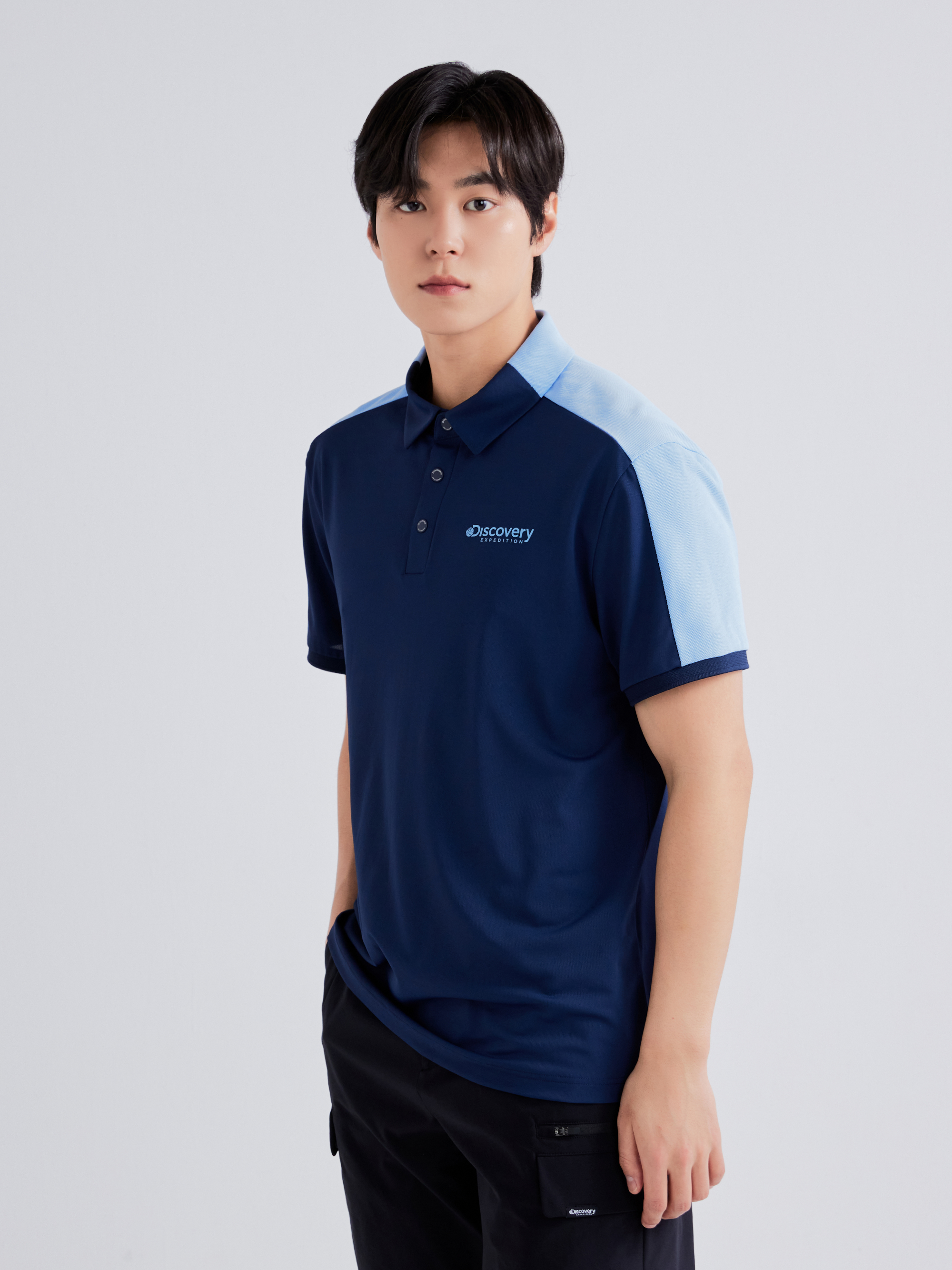 Side Line Collar T-shirt