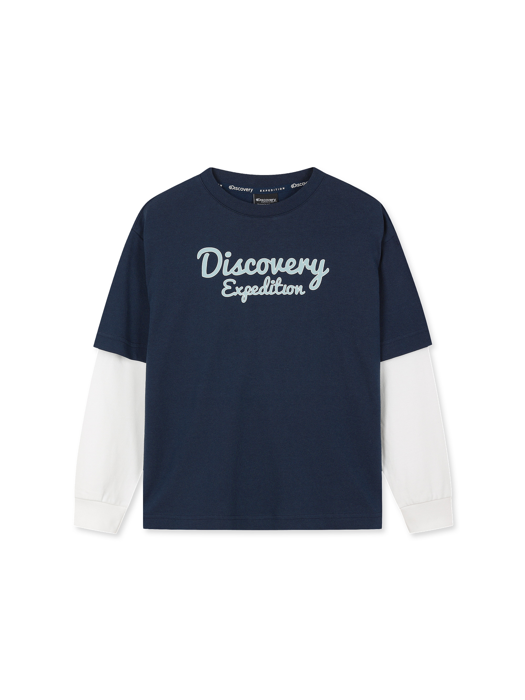Kids Graphic Layered Oversized Long-Sleeve T-Shirt