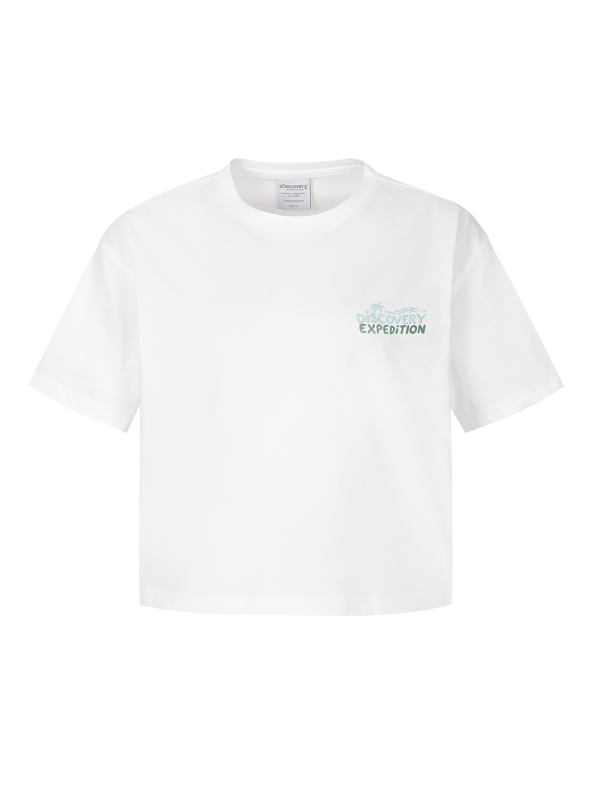 W's Essential Crop Short Sleeve Cover-Up