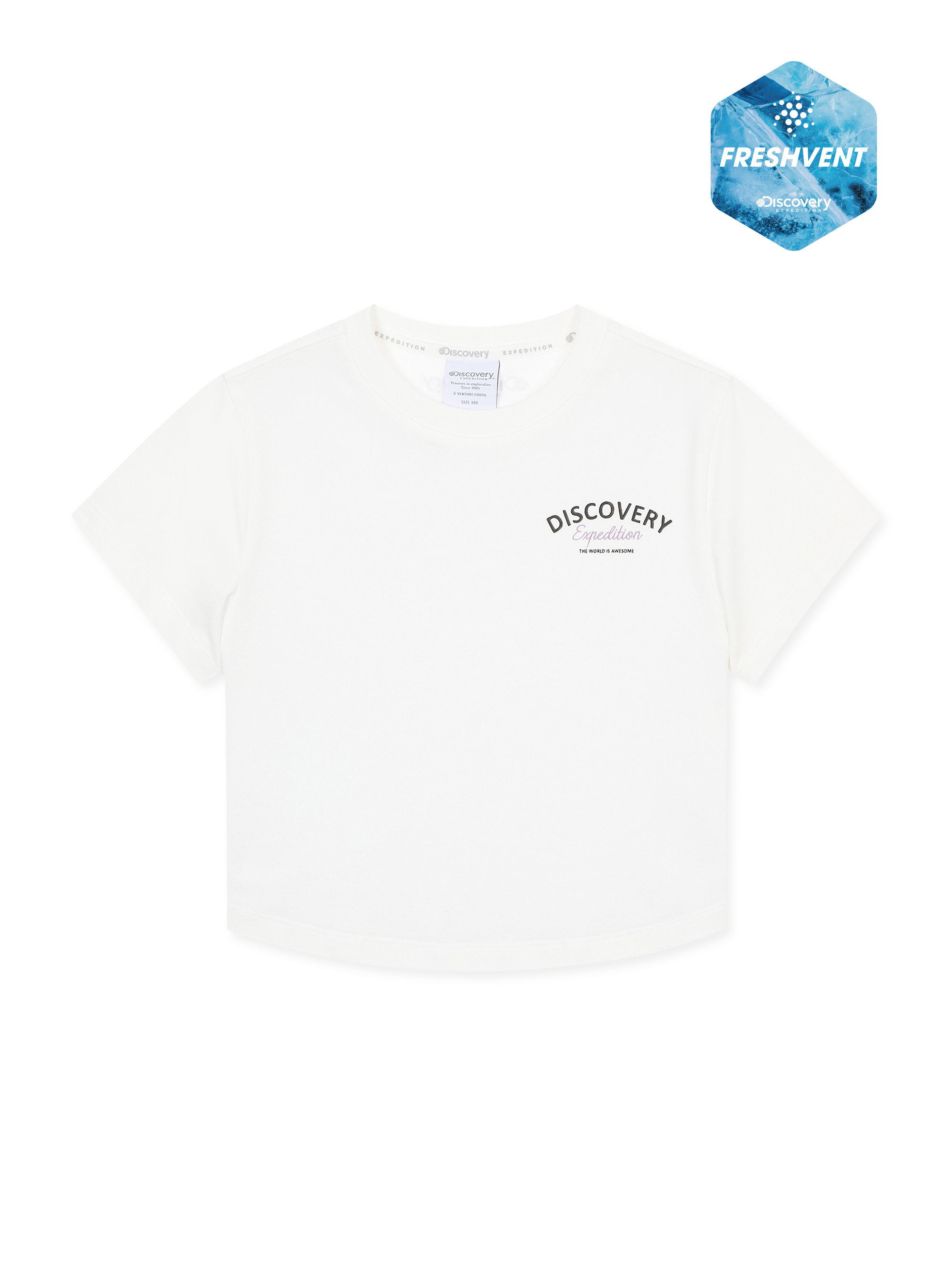 Girls Freshvent Slim Fit Training Short Sleeve T-shirts