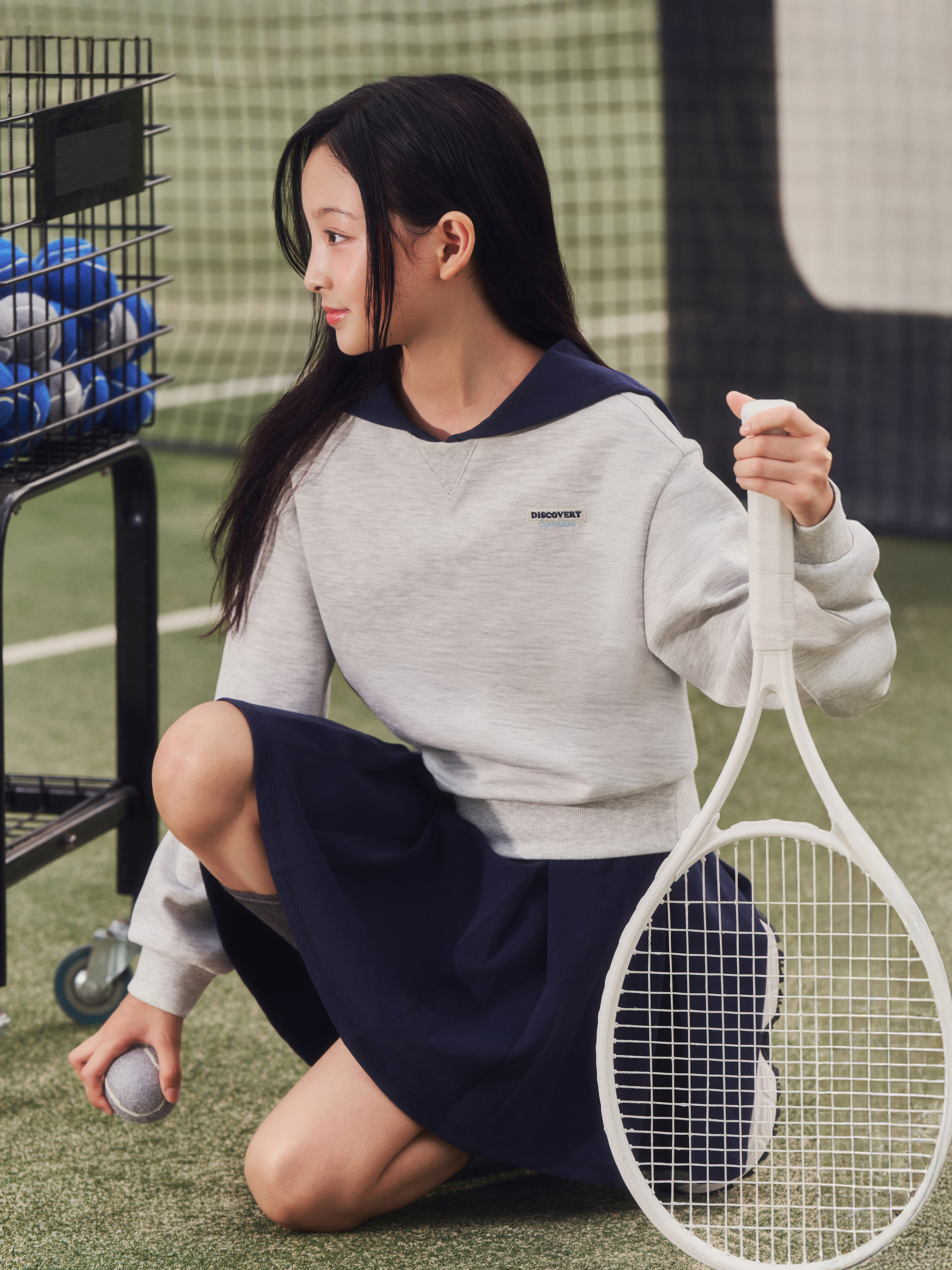 Girl's Sweatshirt & Skirt 2-Piece Set