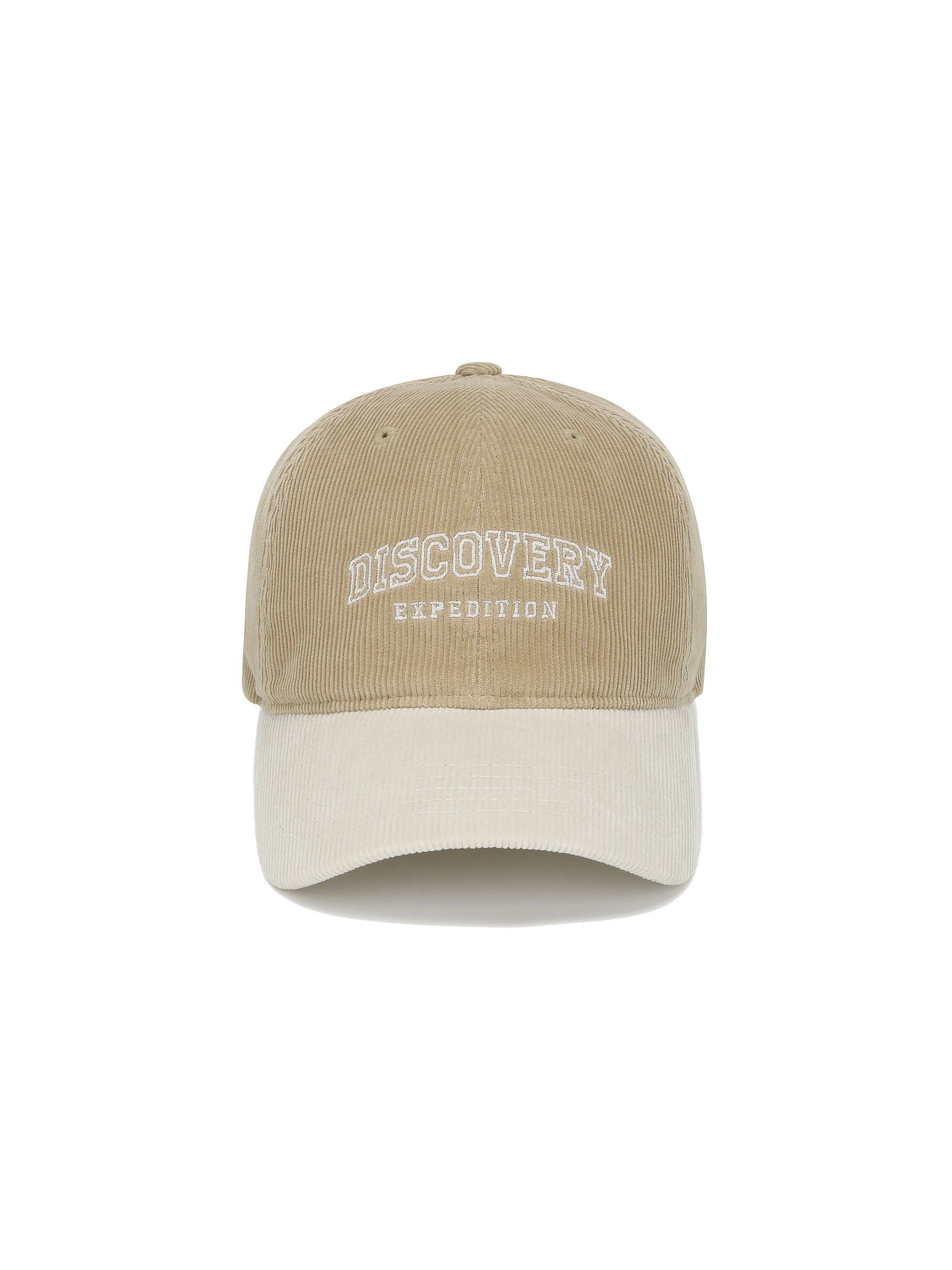 Corduroy Color-blocked Ballcap