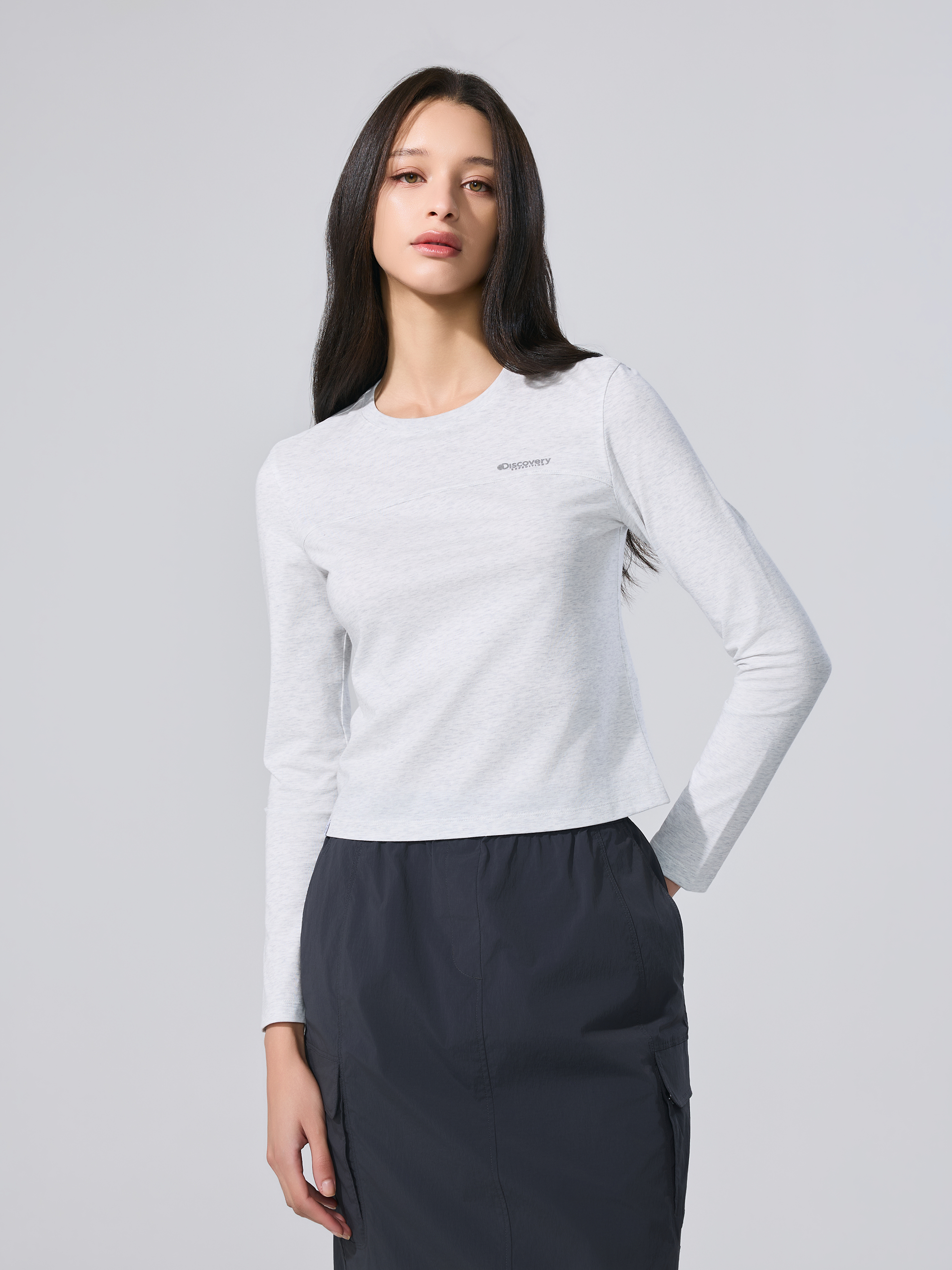 W's Semi-Crop Long Sleeve T-shirt