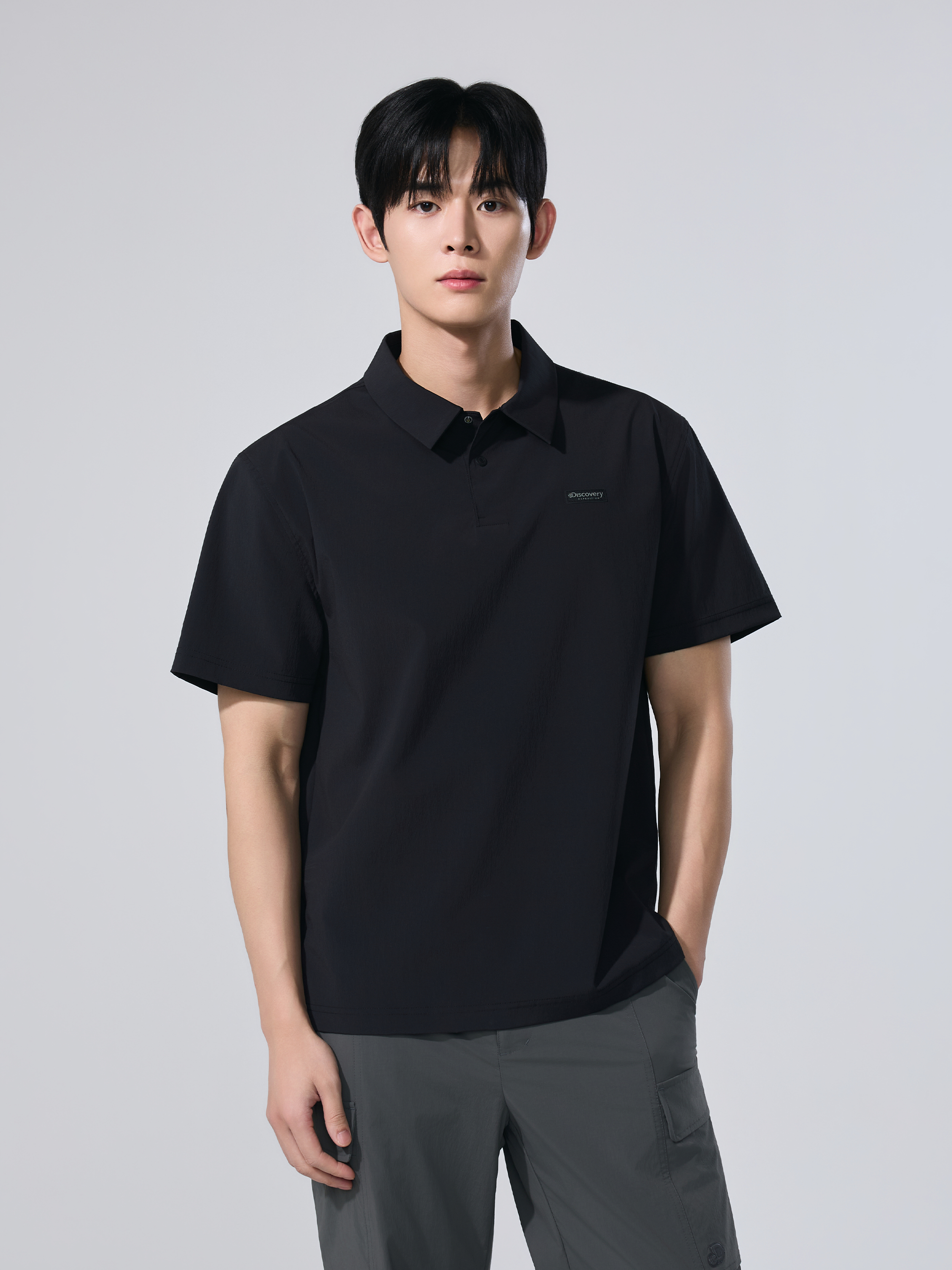 M's Freshvent Woven Hot Melt Polo Shirt