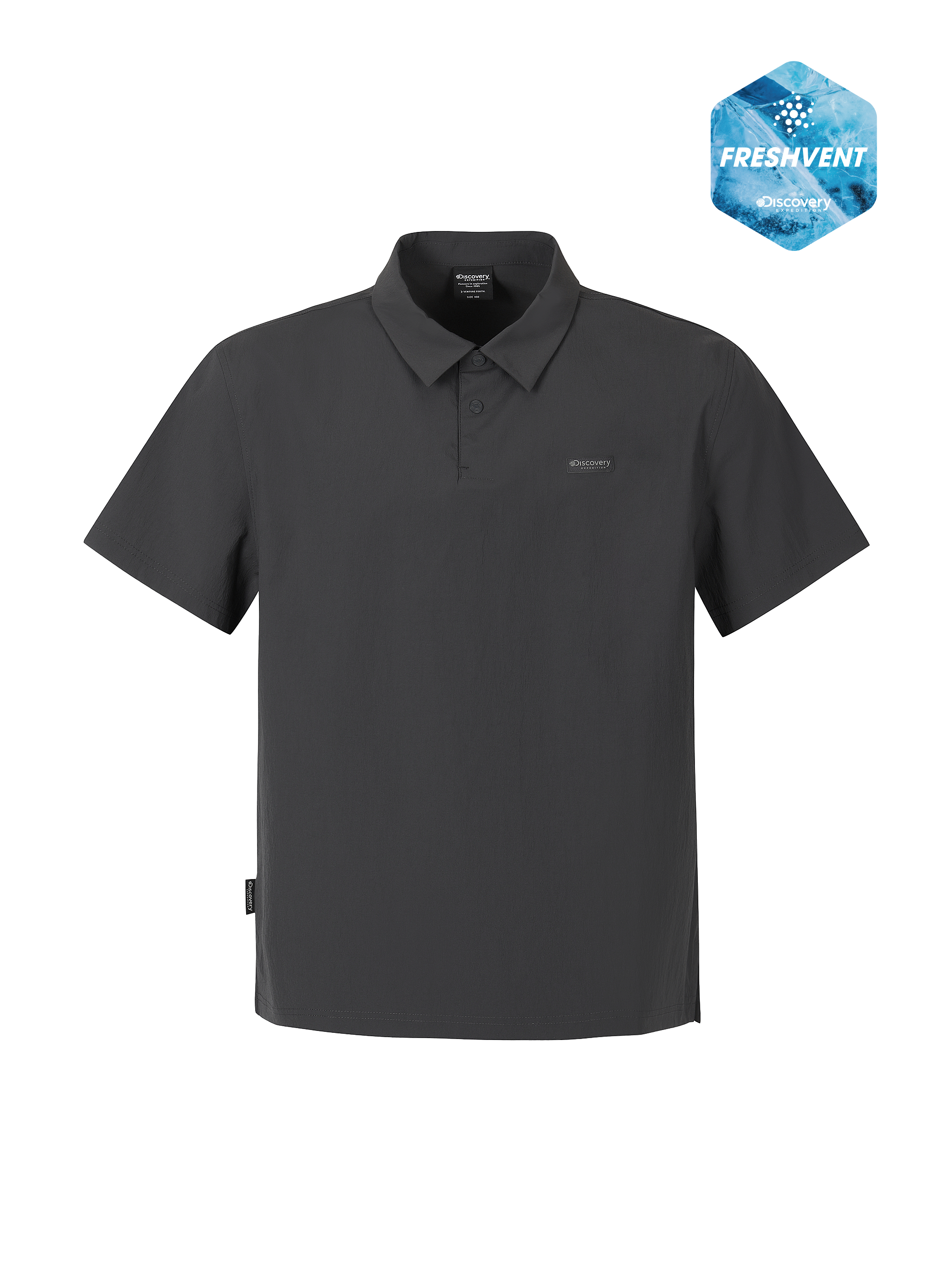 M's Freshvent Woven Hot Melt Polo Shirt