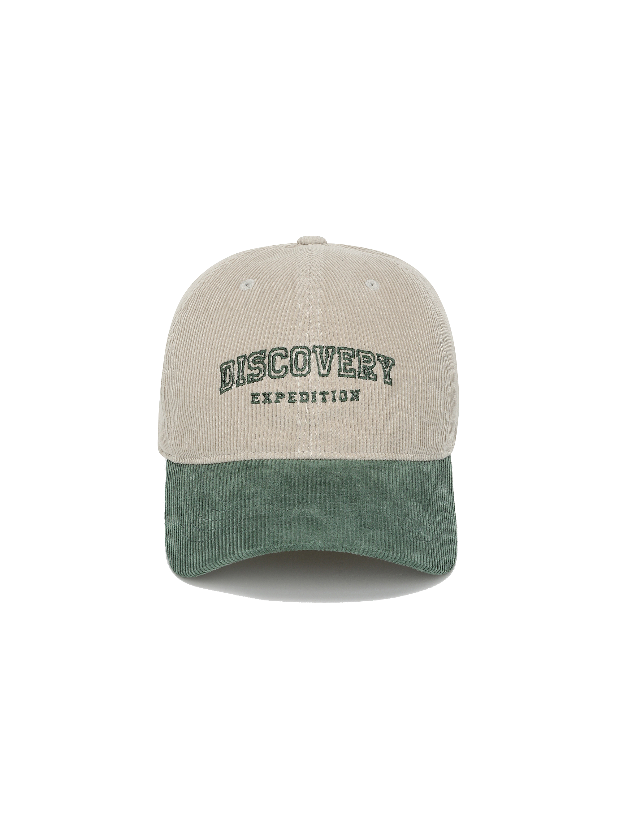 Corduroy Color-blocked Ballcap