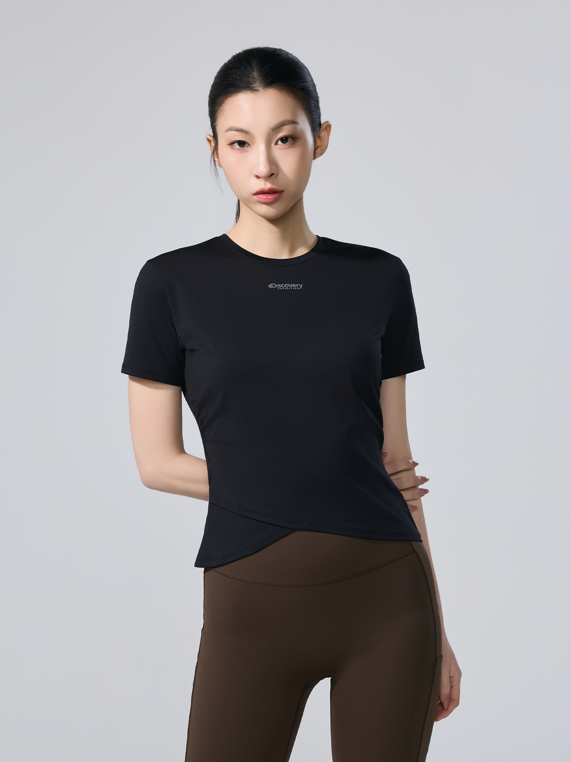 W's Shirring Short-Sleeve T-shirt