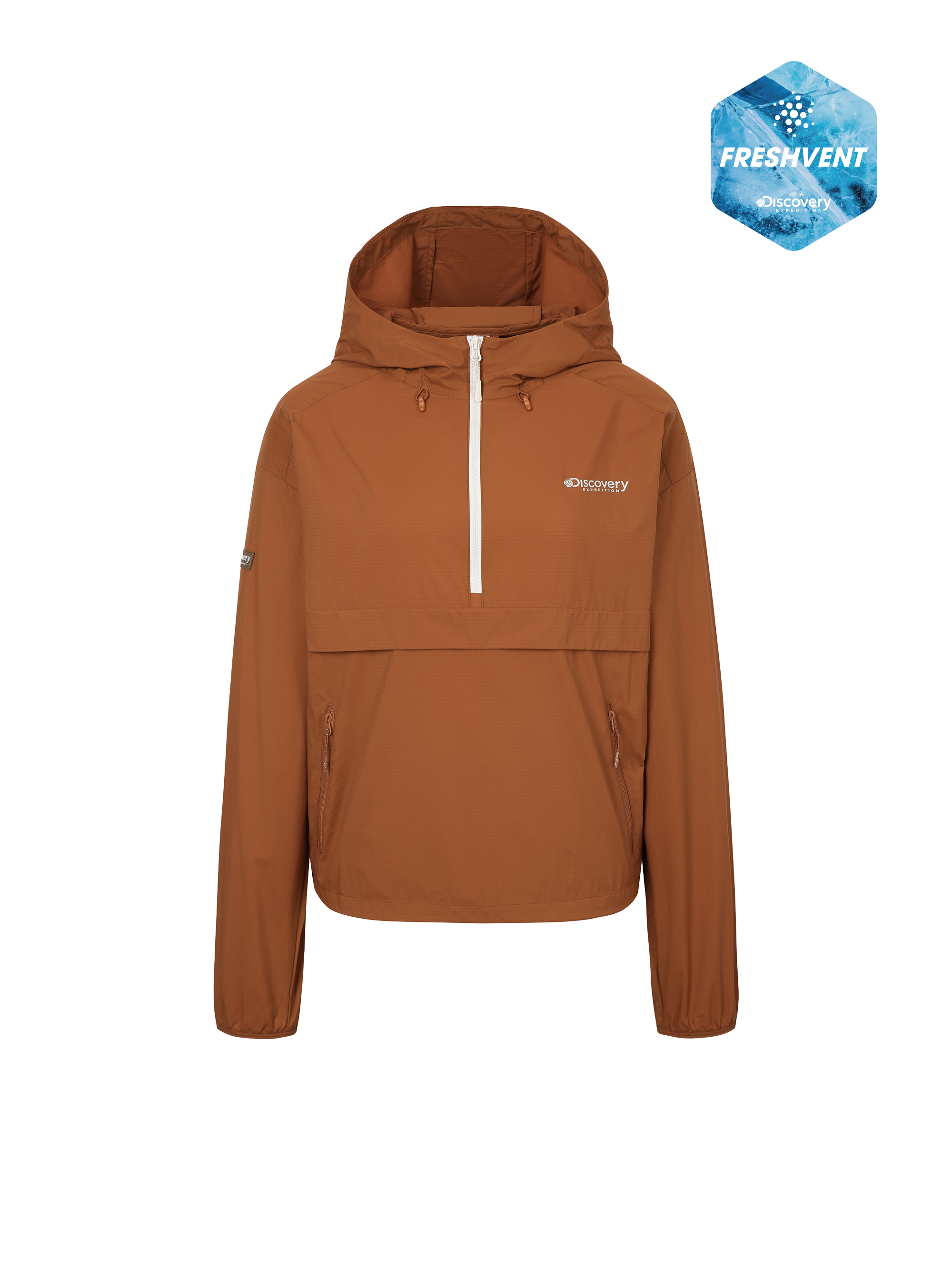 Freshvent Women's Anorak Crop Windbreaker