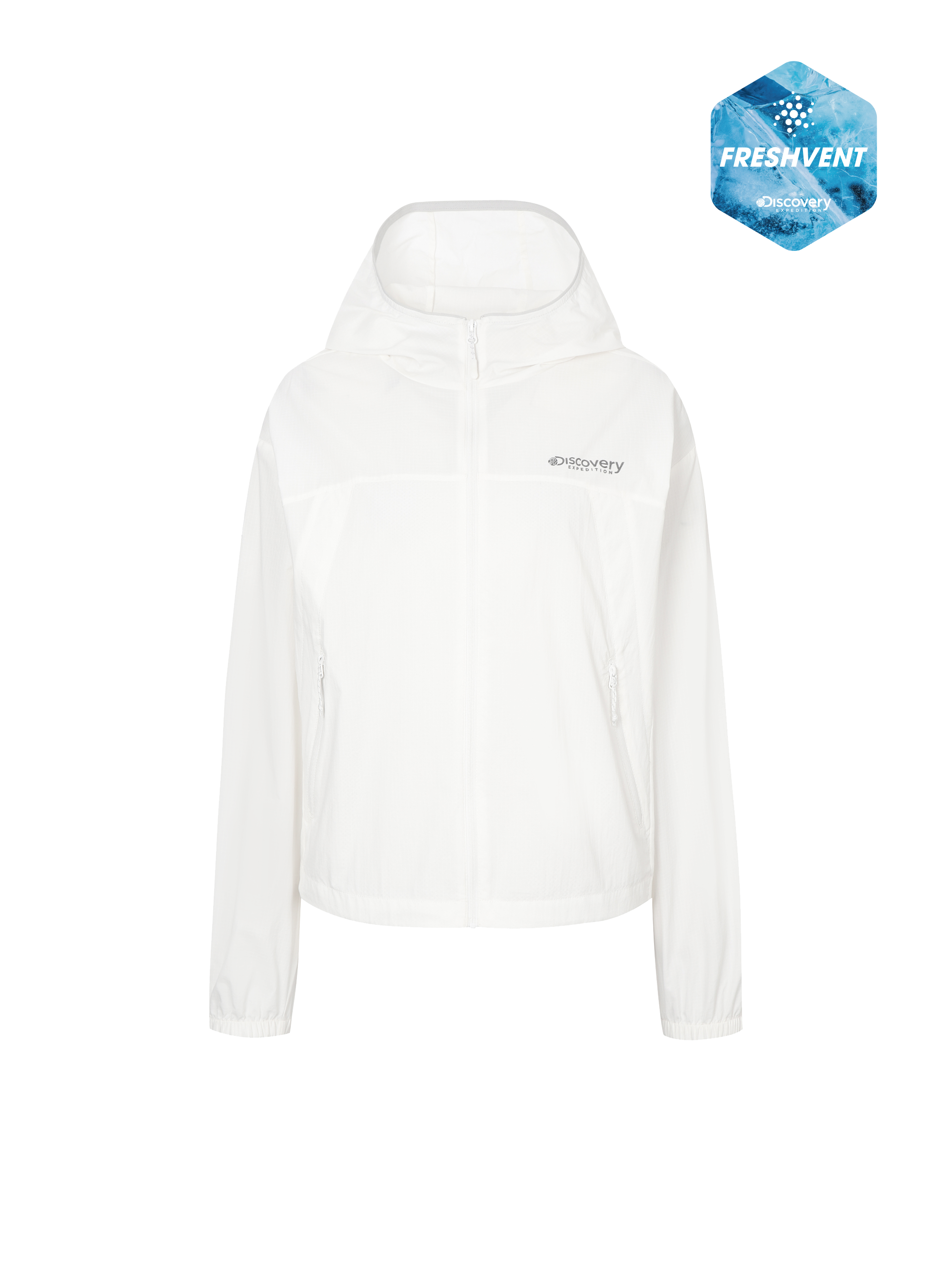 Freshvent Women's Hybrid Crop Windbreaker