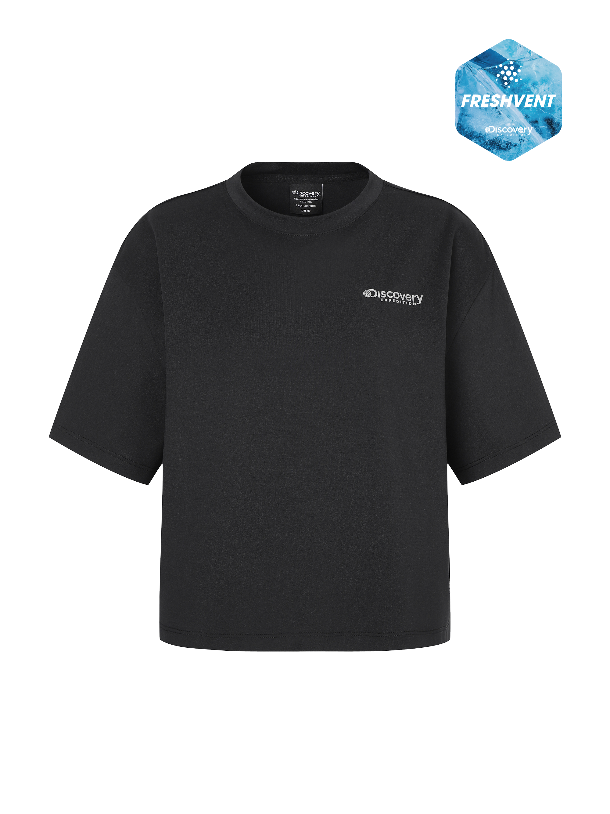 Freshvent Women's Essential Short Sleeve Water Crop T-shirt