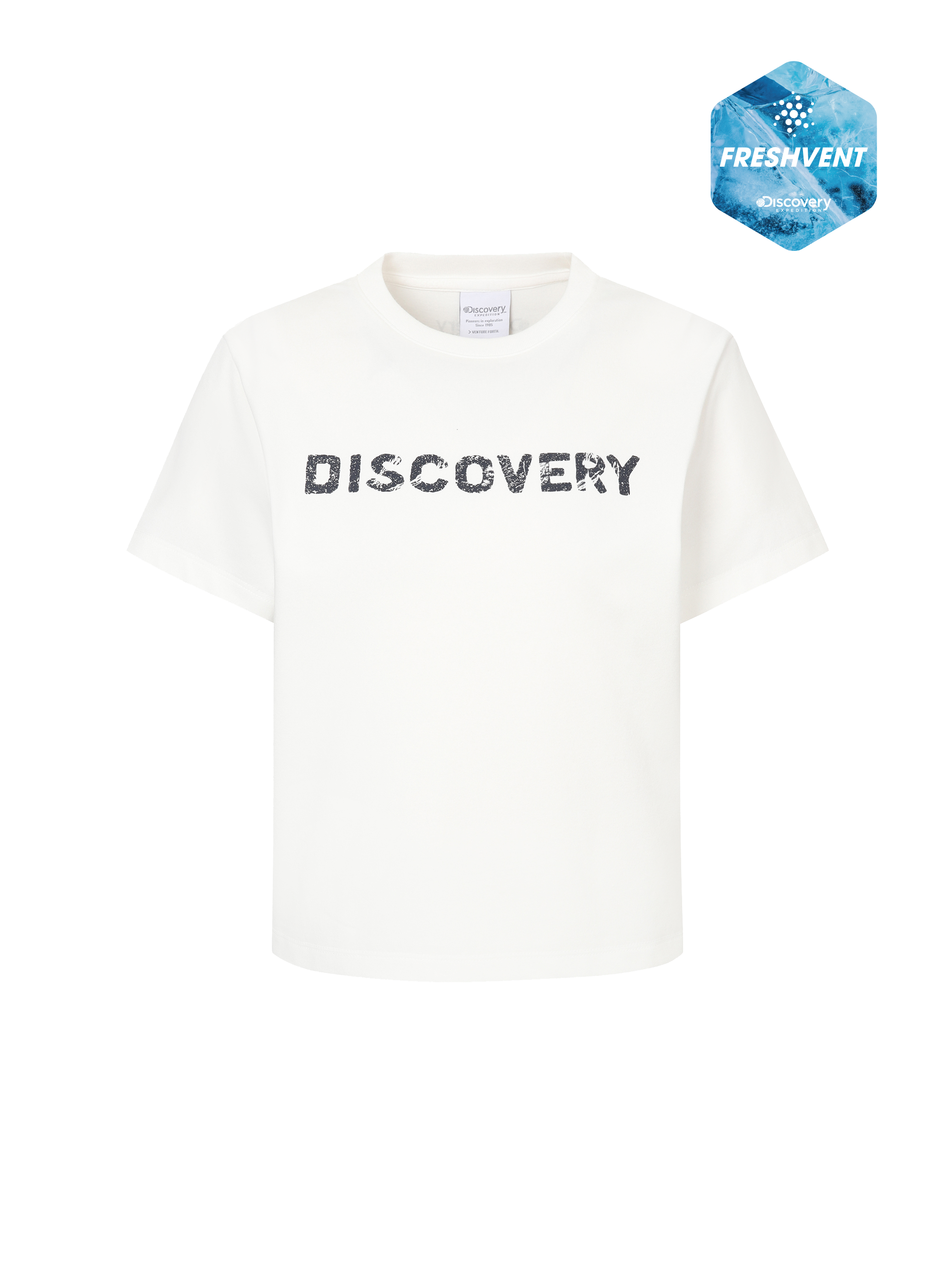 Women's Freshvent Washed Crop Big Logo Short Sleeve T-shirt