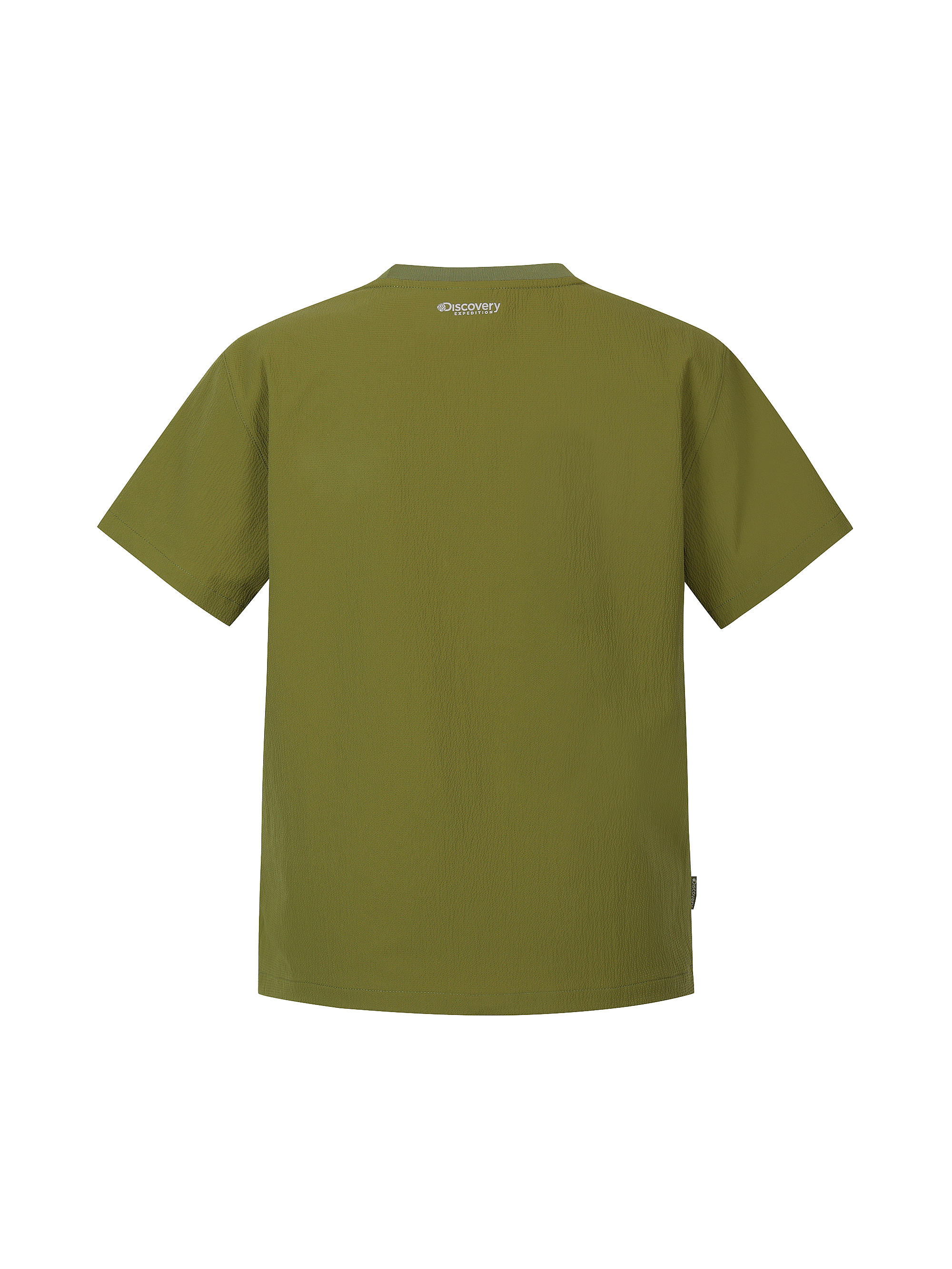 W's Seersucker Woven Short-Sleeve T-shirt