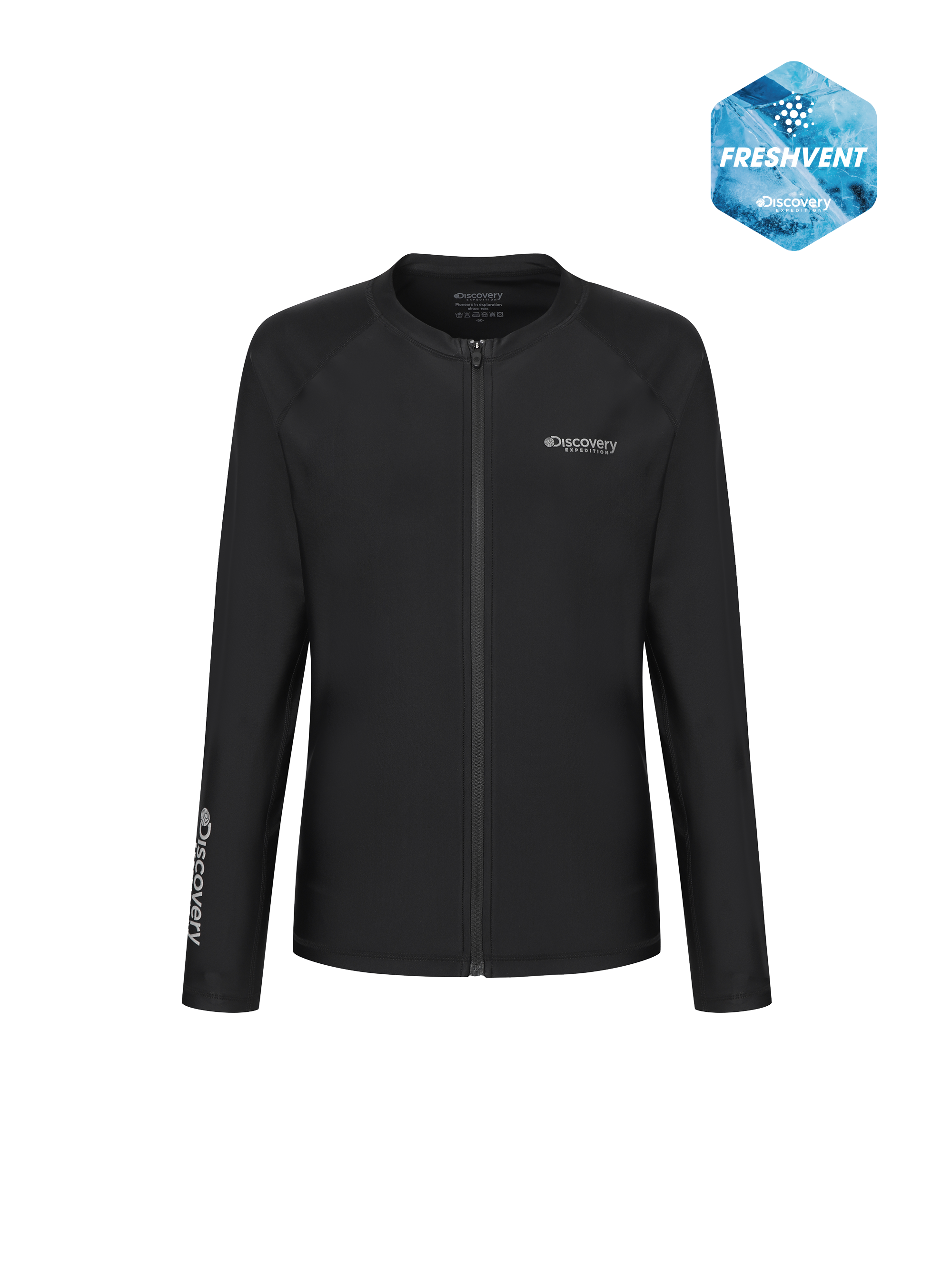 Freshvent Women's Essential Loose Fit Zip-up Rashguard