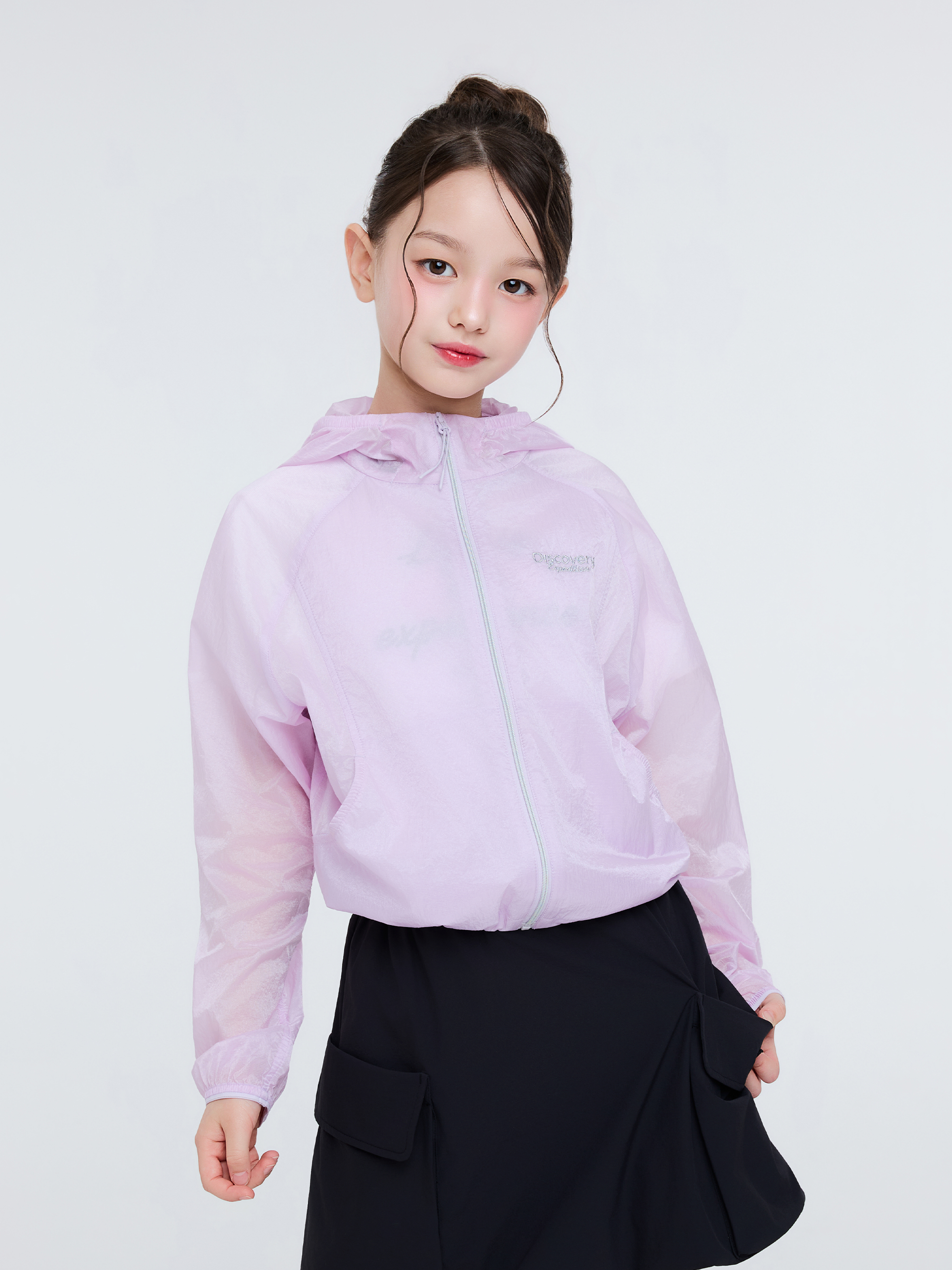 Girl's Glossy Crop Jacket
