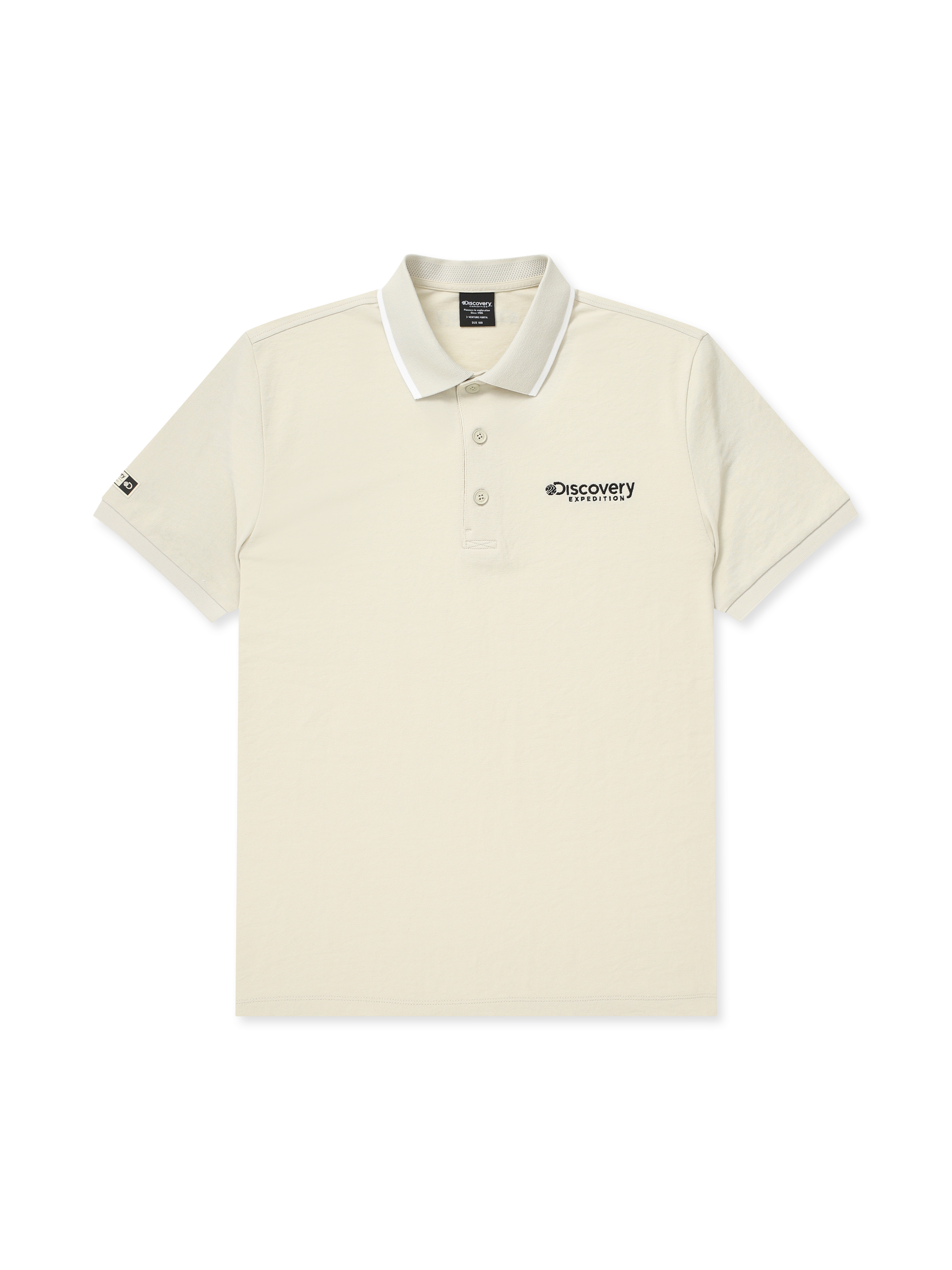 Ice Cotton Collar T-shirt