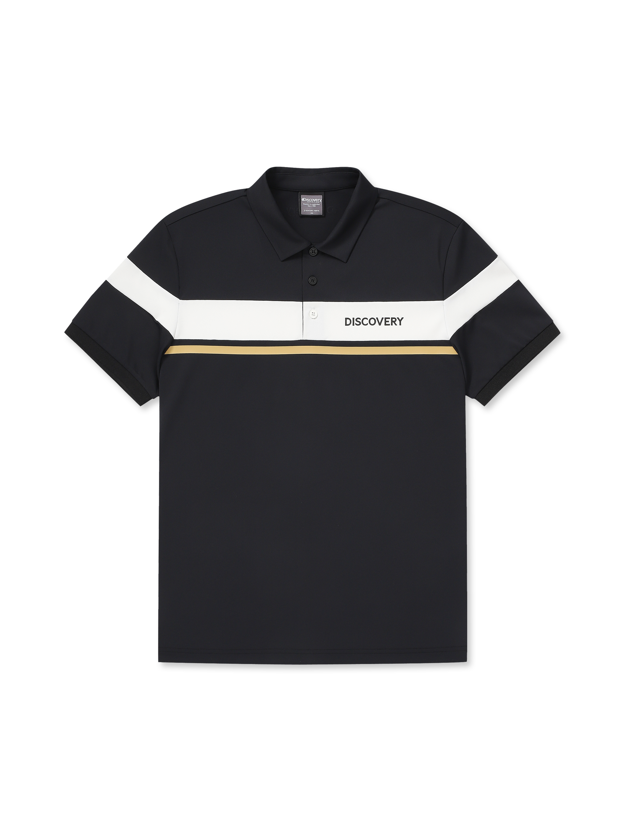 Men's Color Block Polo Shirt