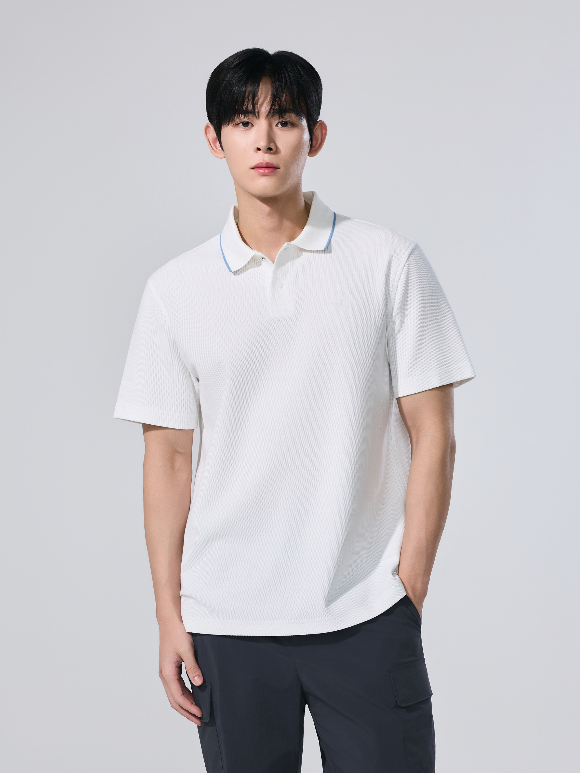 Uni Symbol Semi-Oversized Polo Shirt