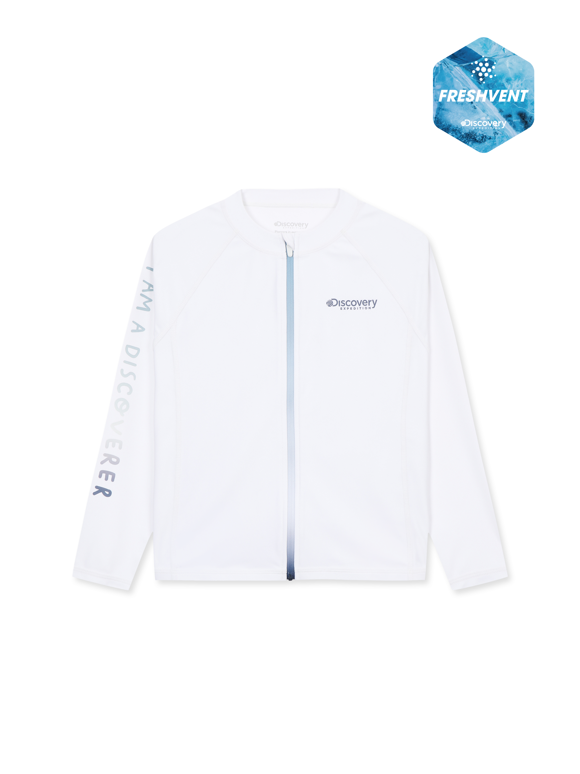 Kids Freshvent Essential Full Zip Rashguard