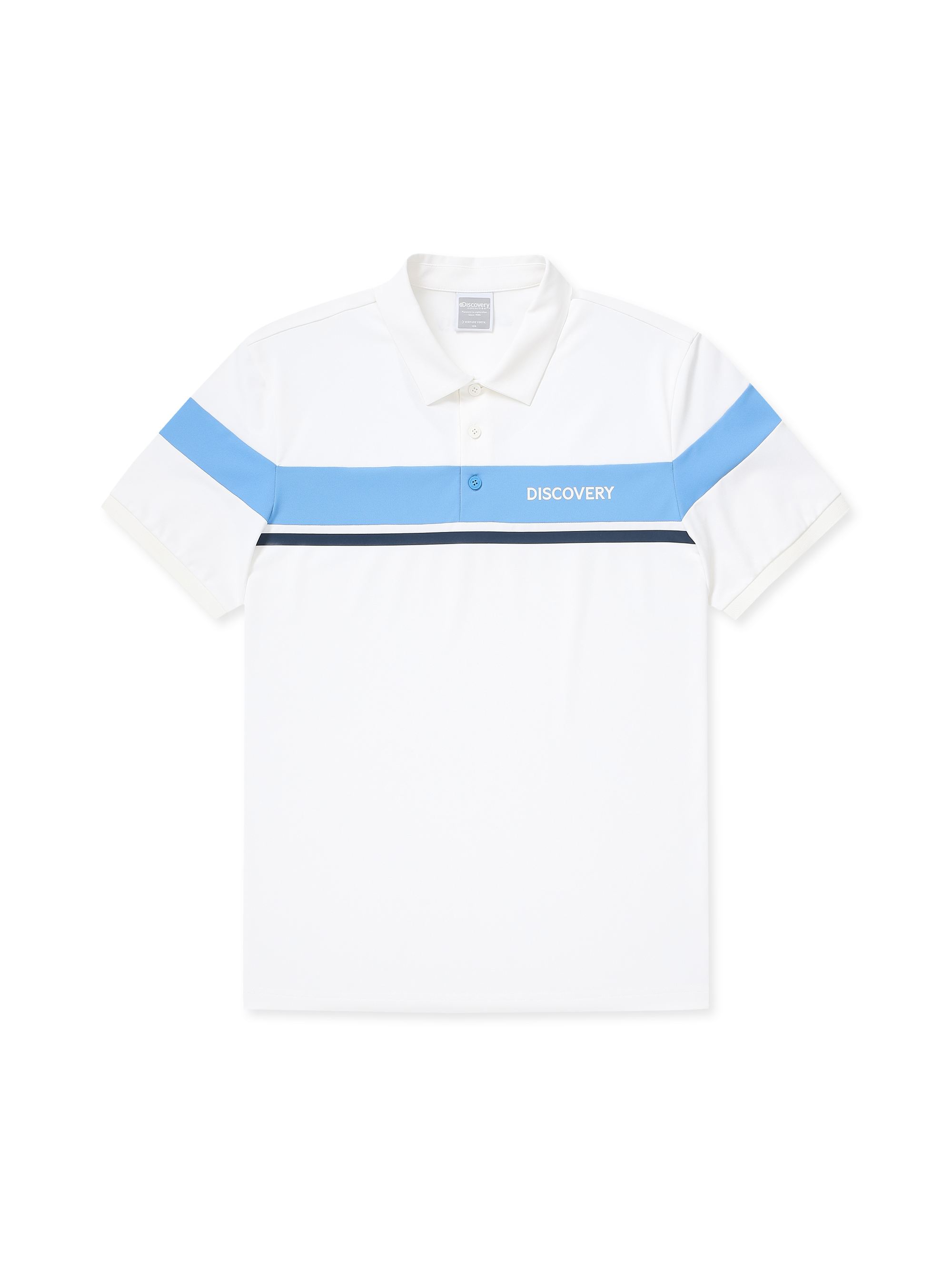 Men's Color Block Polo Shirt