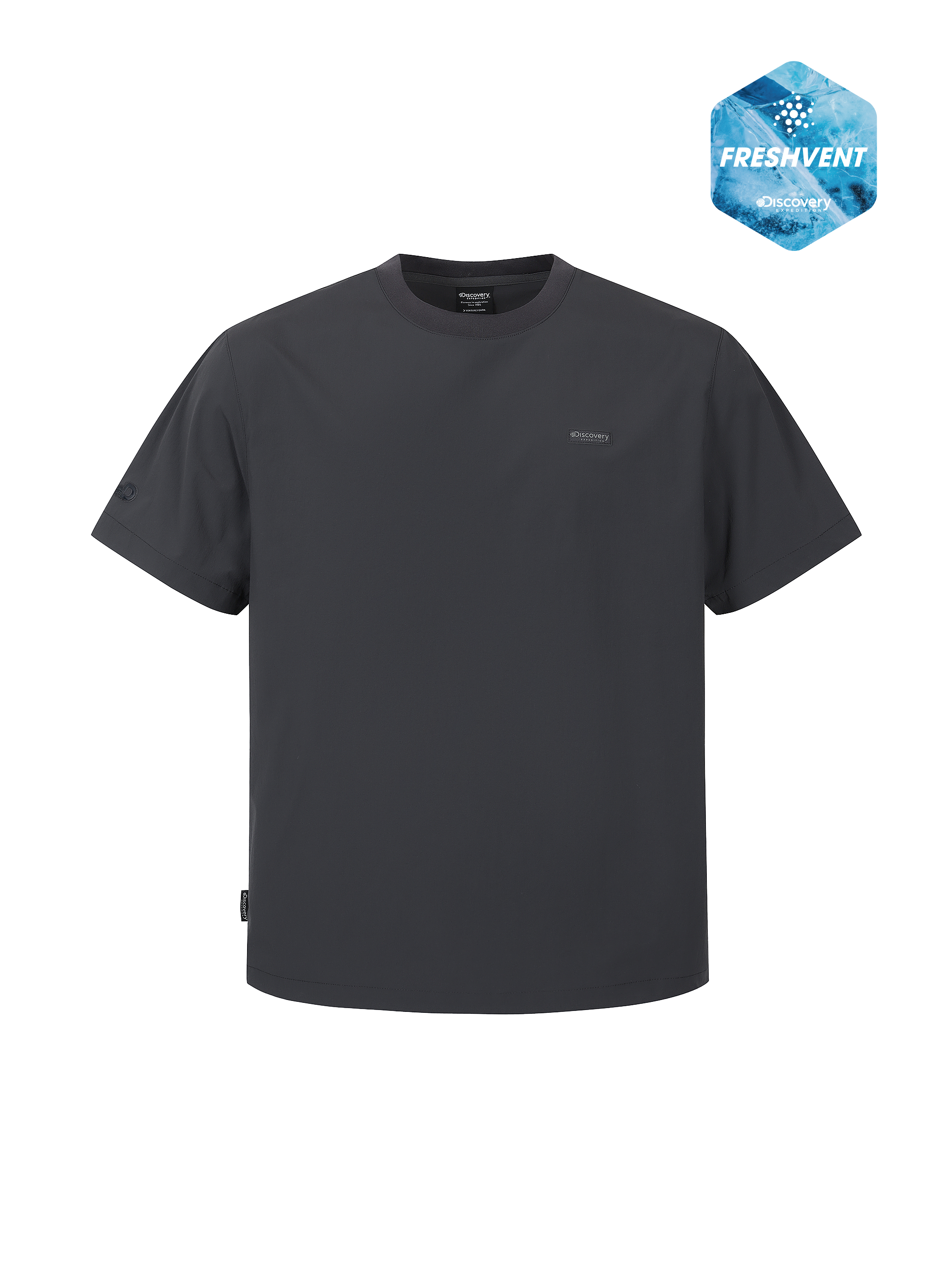 Uni Freshvent Essential Woven Short-Sleeve T-shirt