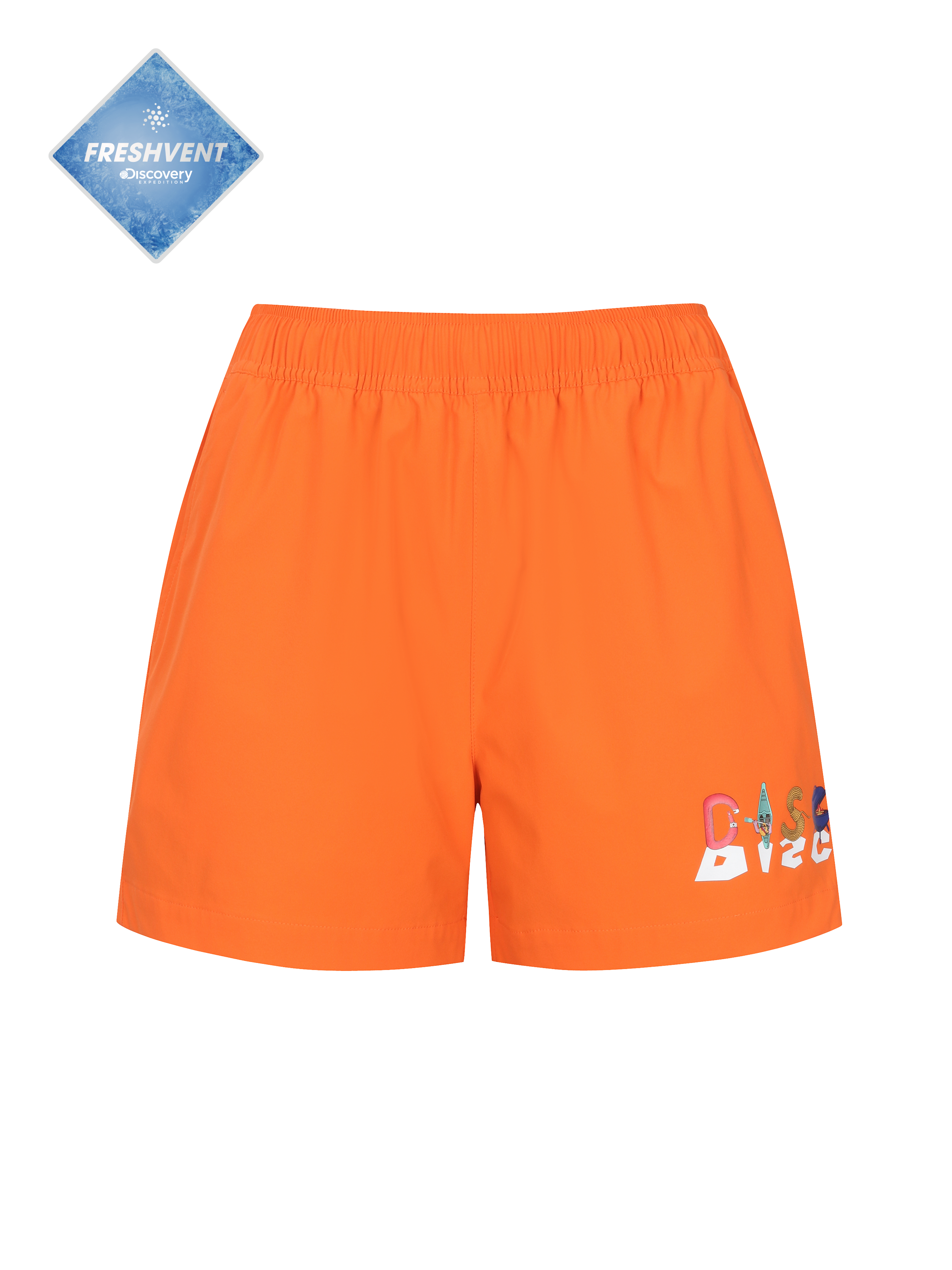 Freshvent Women's Mane Crew Graphic Board Shorts