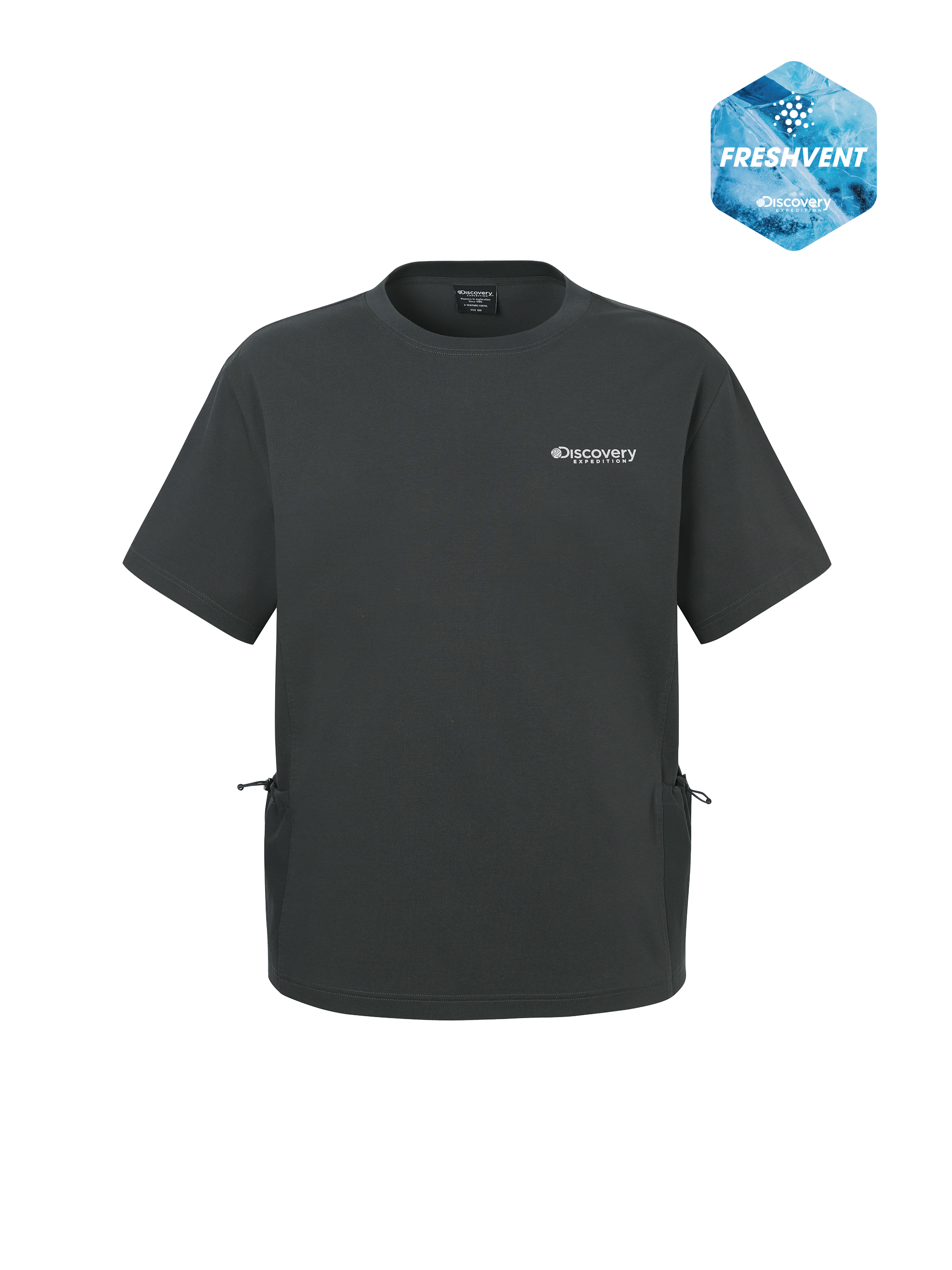 Freshvent Washed Men's Lightweight Hybrid Short-sleeve Training T-shirt