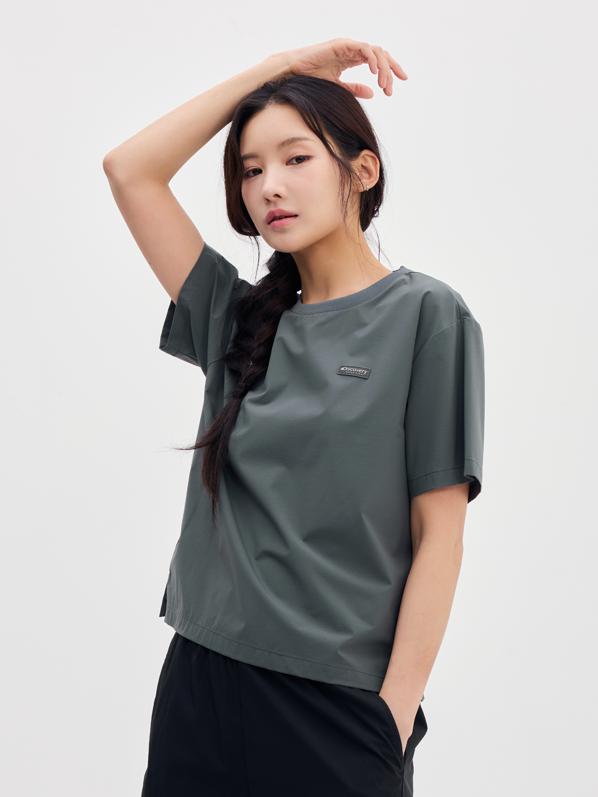 Women's Freshvent Woven Shorts Sleeve T-shirt