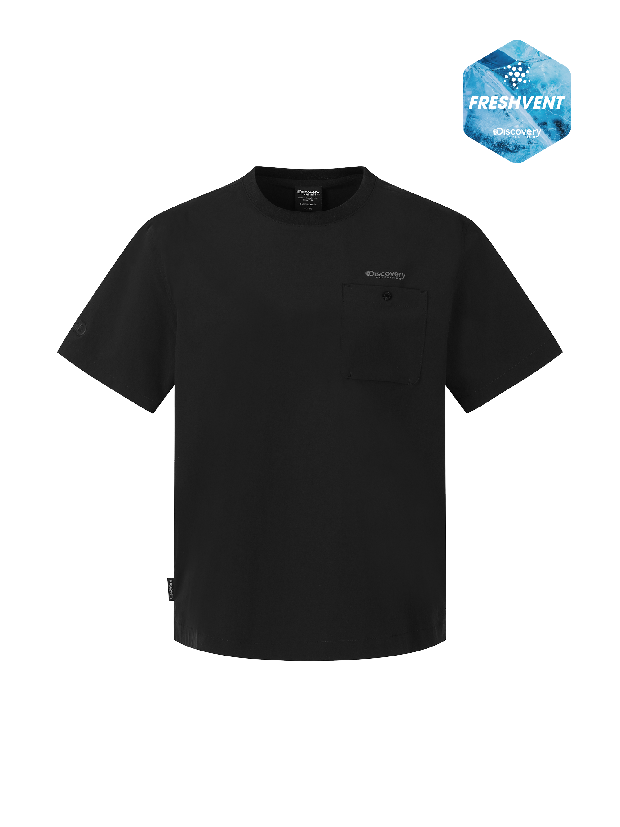 W's Freshvent Chest Pocket Woven Short Sleeve T-shirt